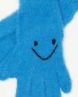 Breigoed - Fuzzy handschoenen met smiley