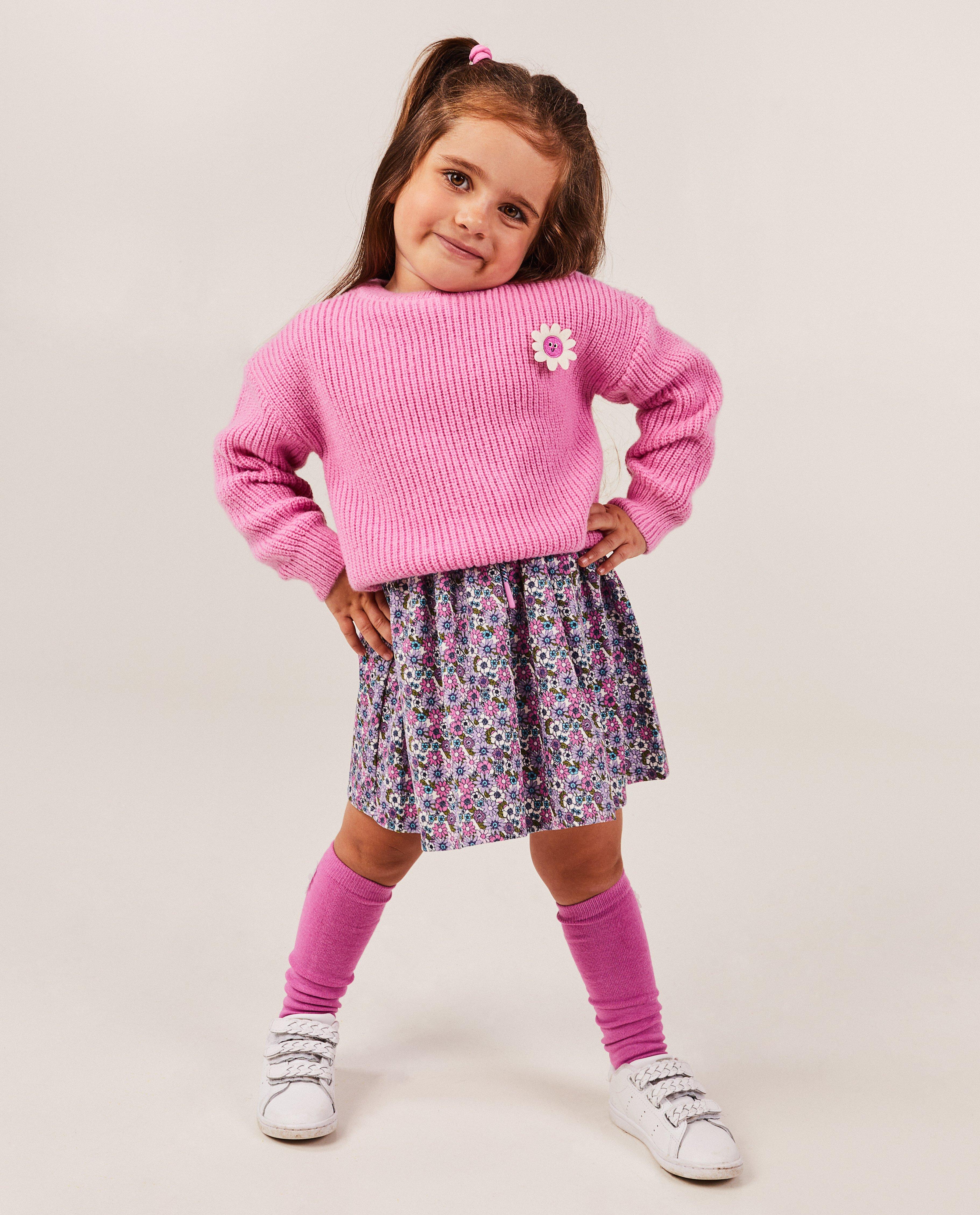 Pull rose avec broche - null - Maya