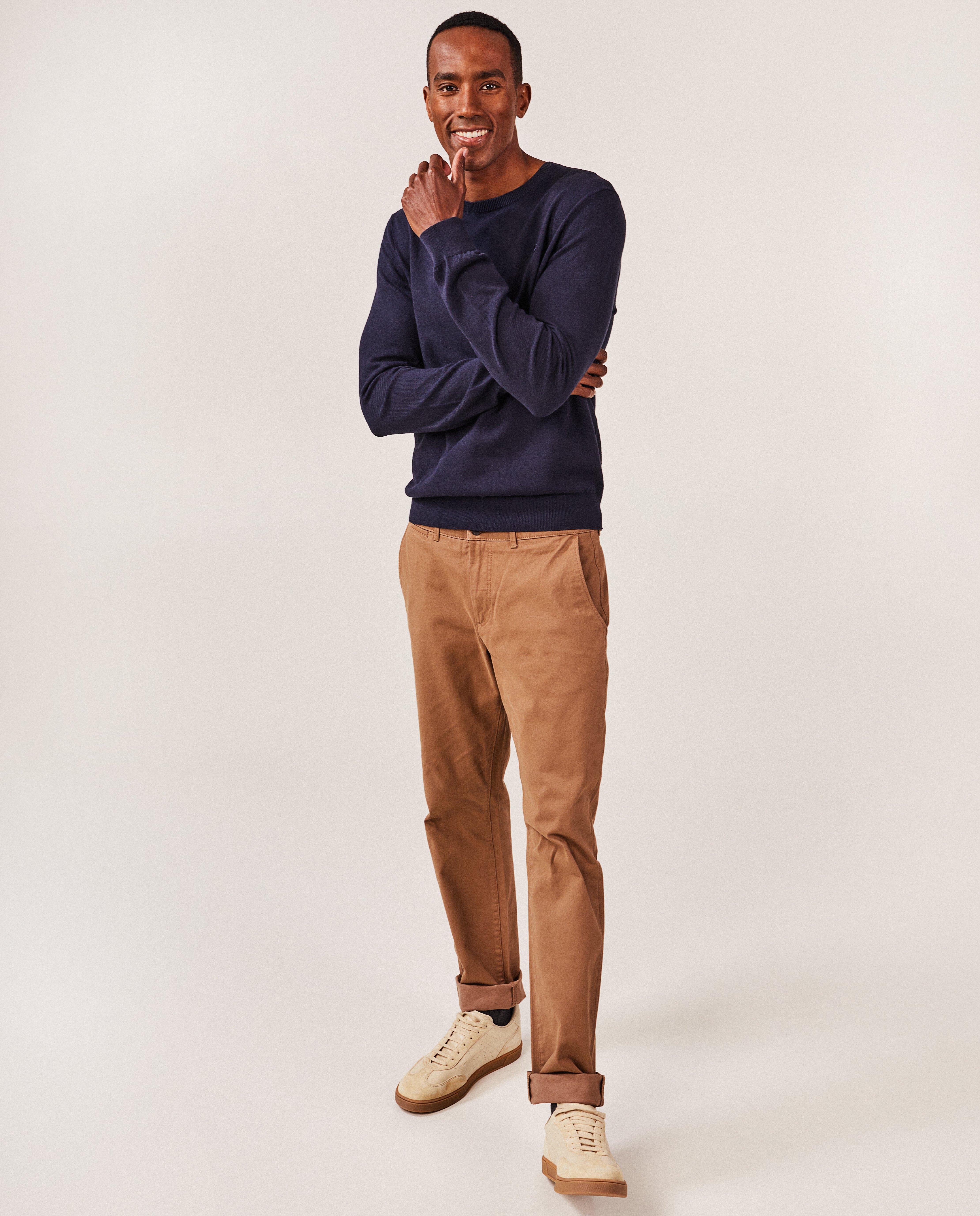 Pull rouge en fin tricot - null - Lerros