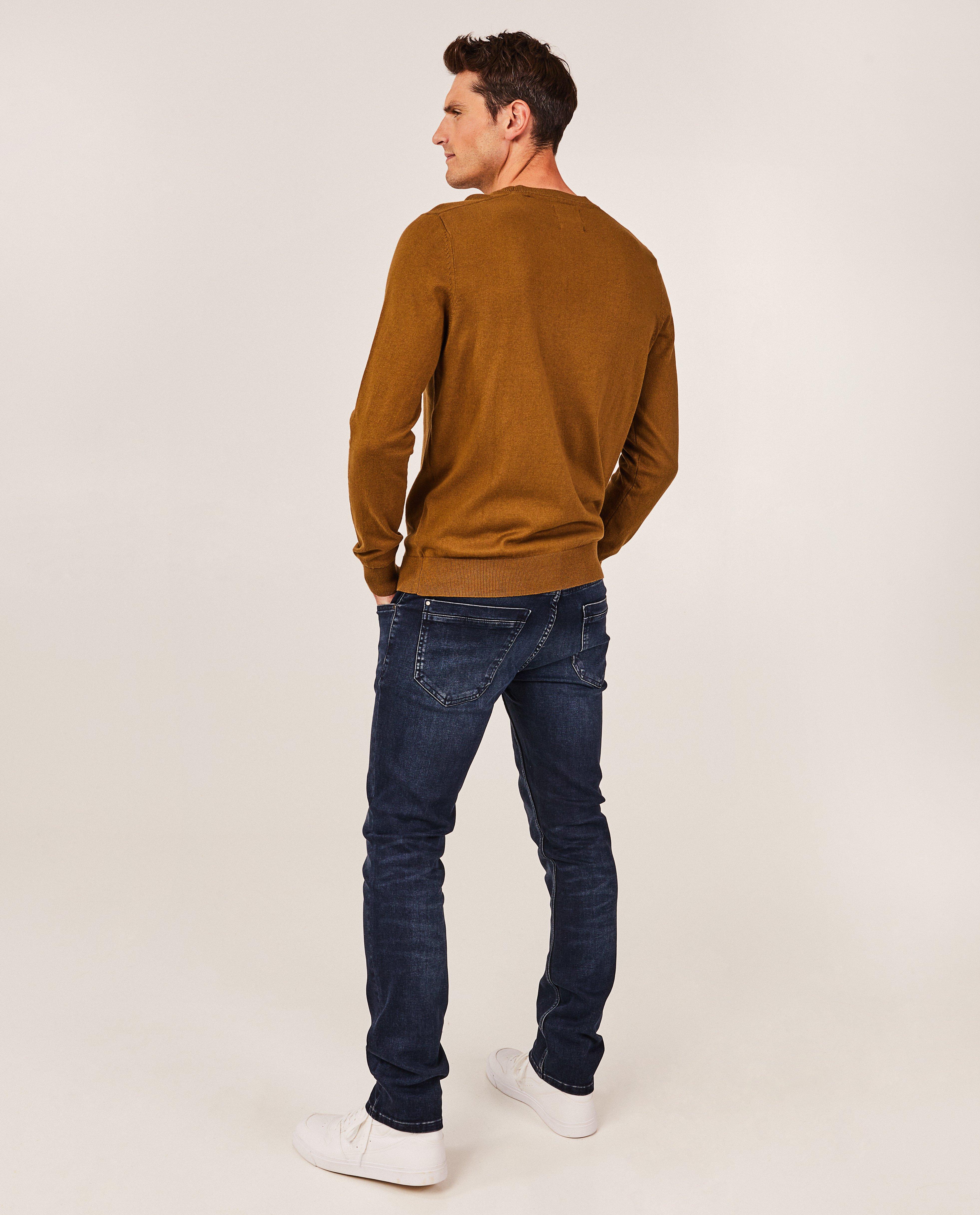 Pulls - Pull gris foncé en fin tricot