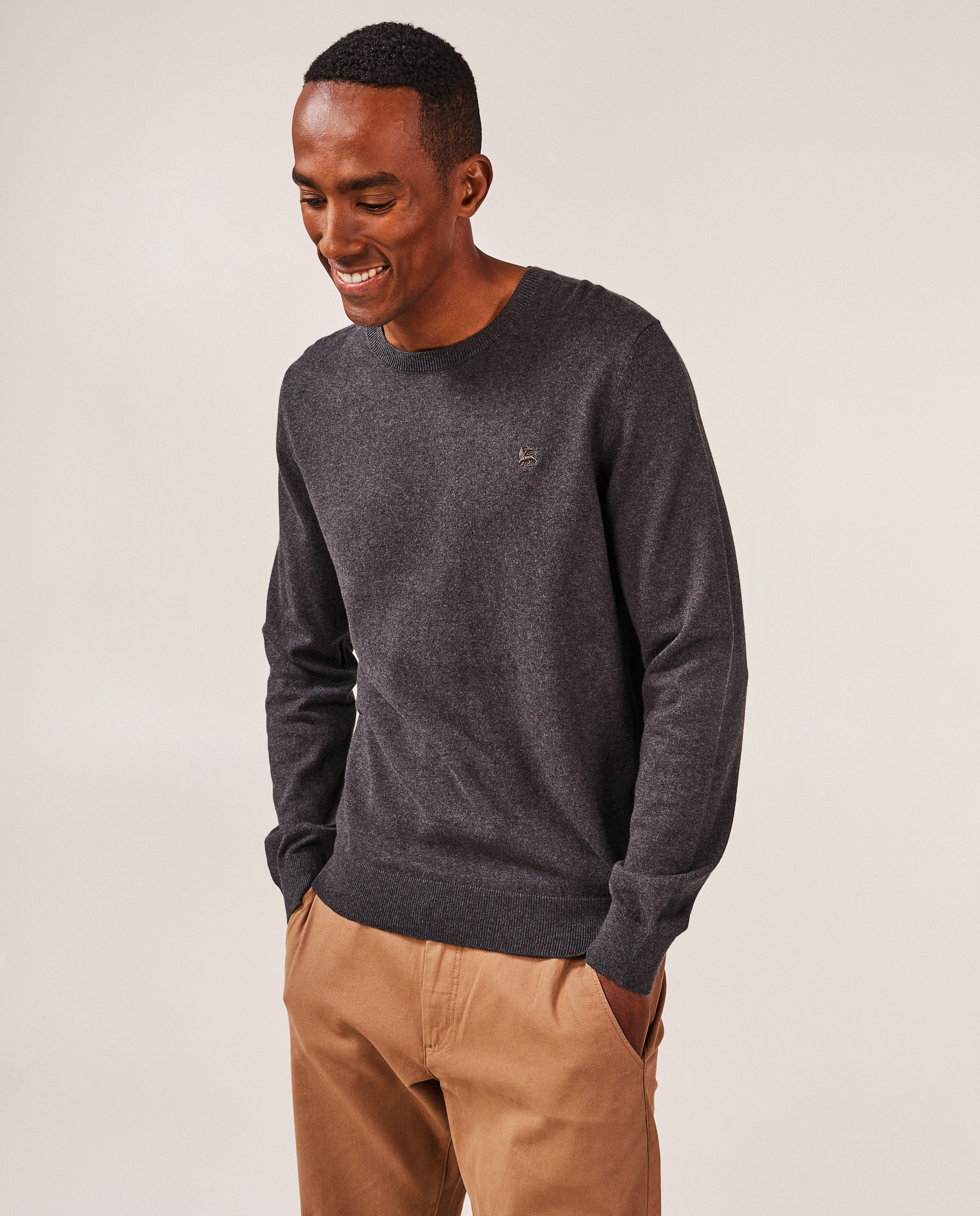 Pull gris foncé sale