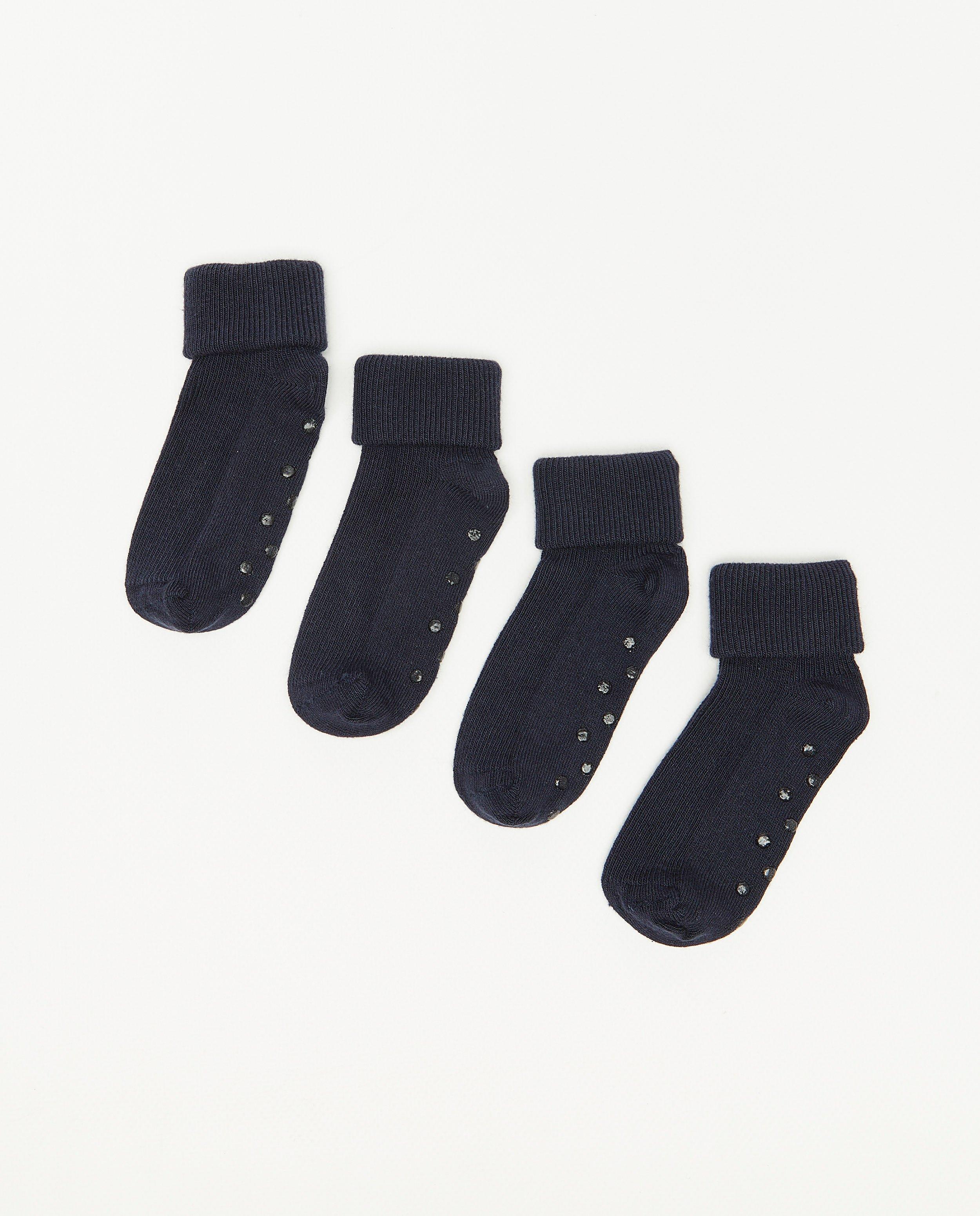 Lot de 2 paires de chaussettes à antidérapant pour bébés - null - Minymo