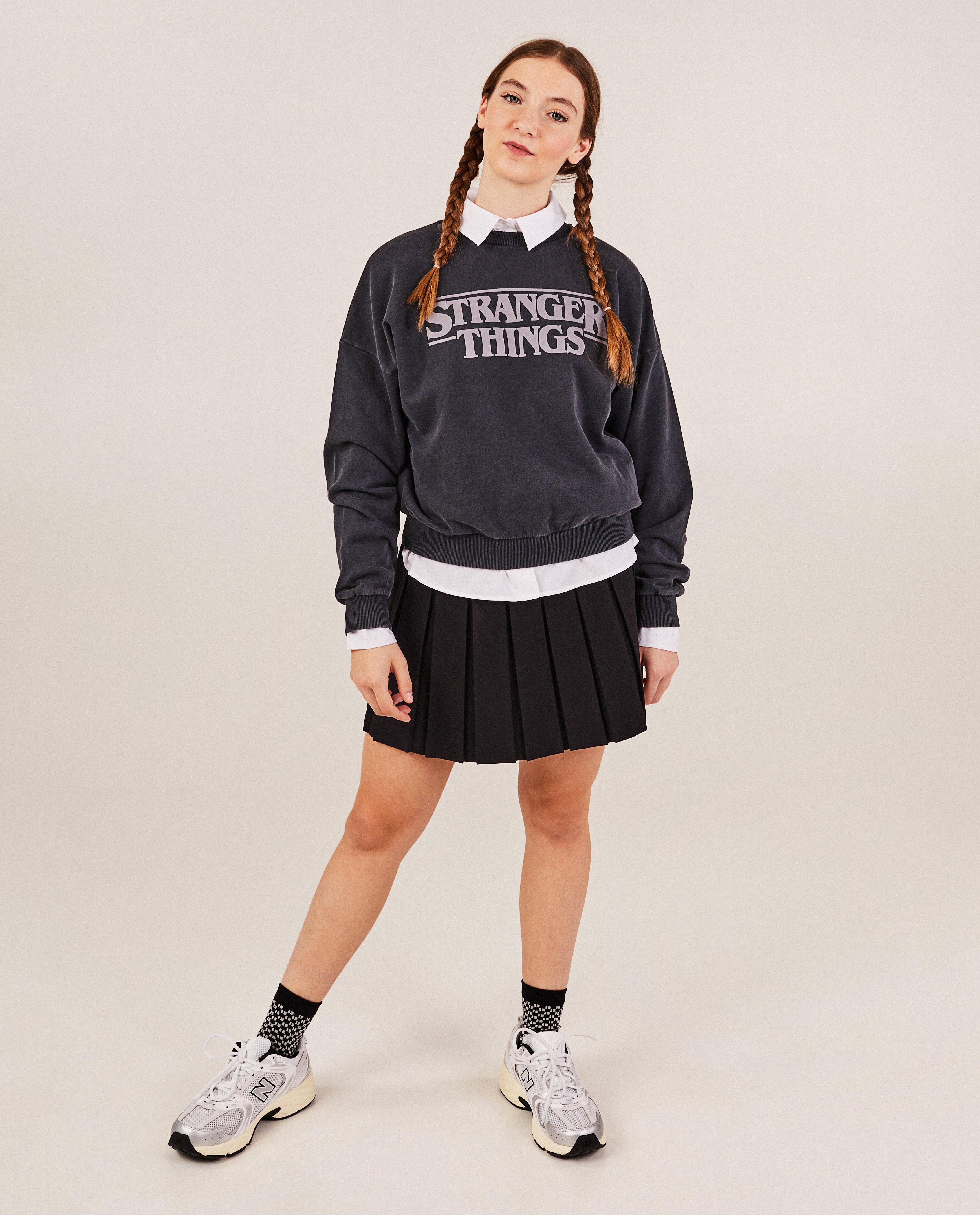 Sweat gris fonc&eacute; Stranger Things - Groggy