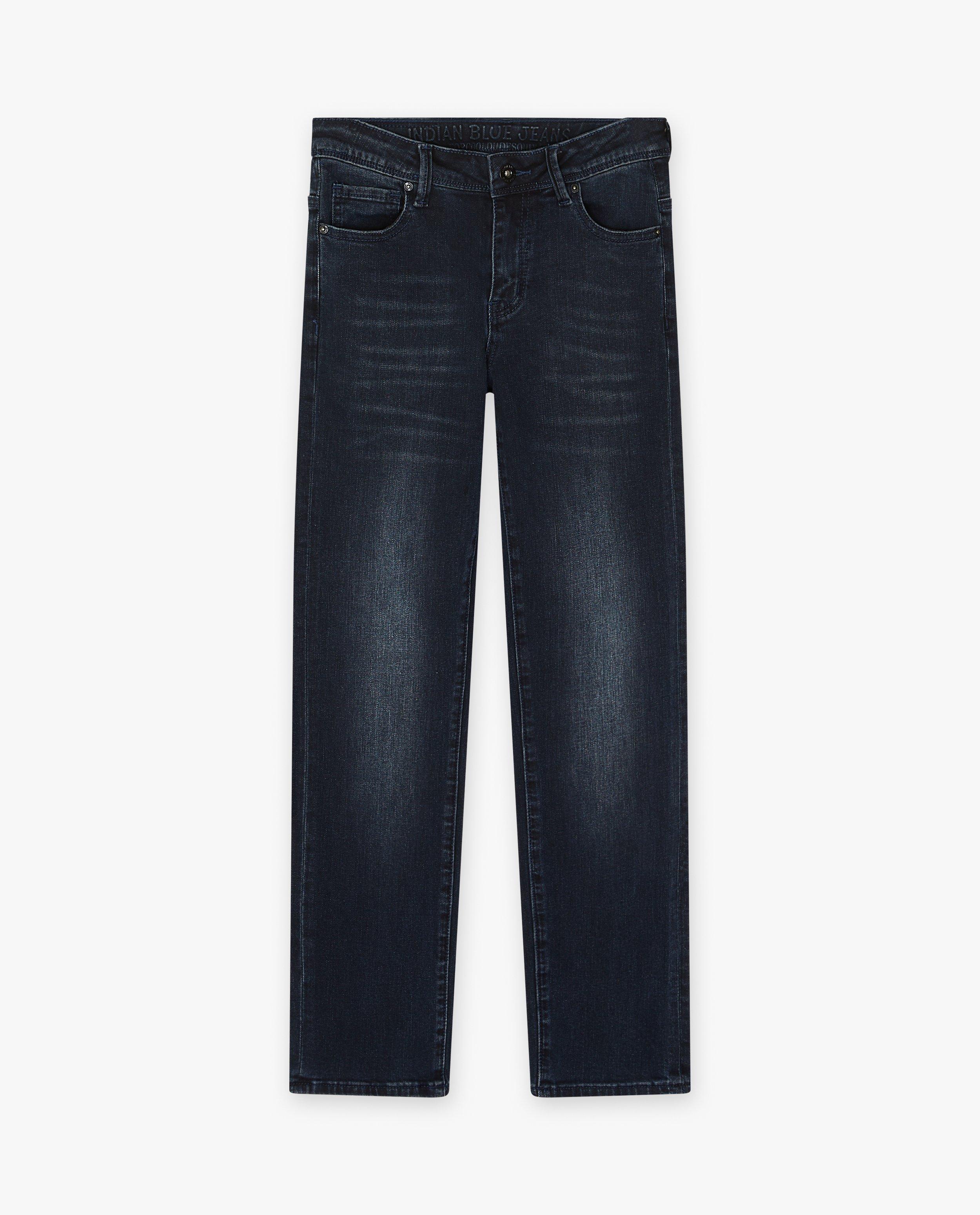 Jeans bleu foncé, straight fit - null - Indian Blue Jeans