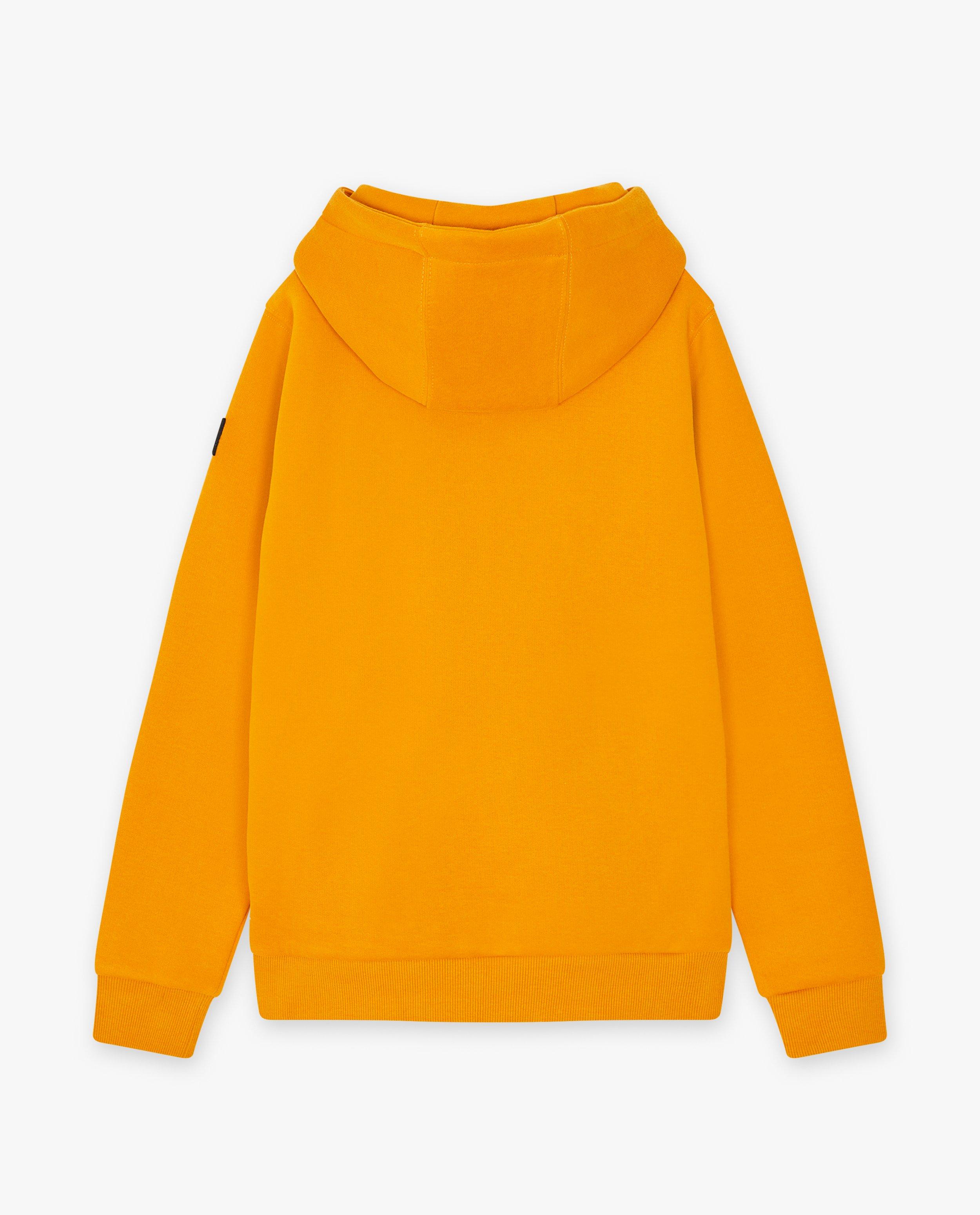 Sweats - Hoodie jaune à inscription