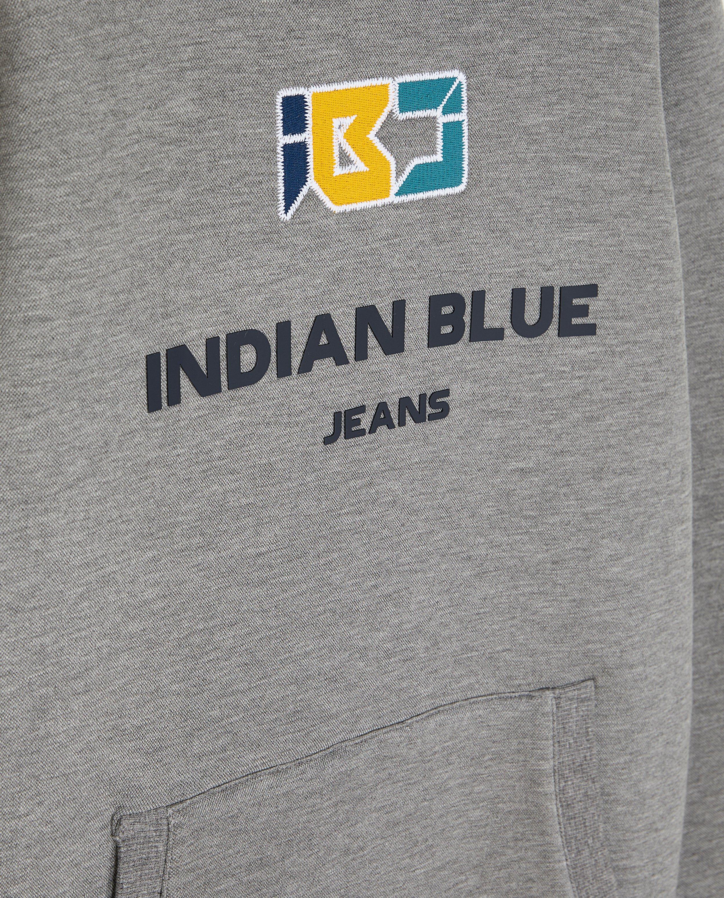 Sweaters - Grijze hoodie met opschrift