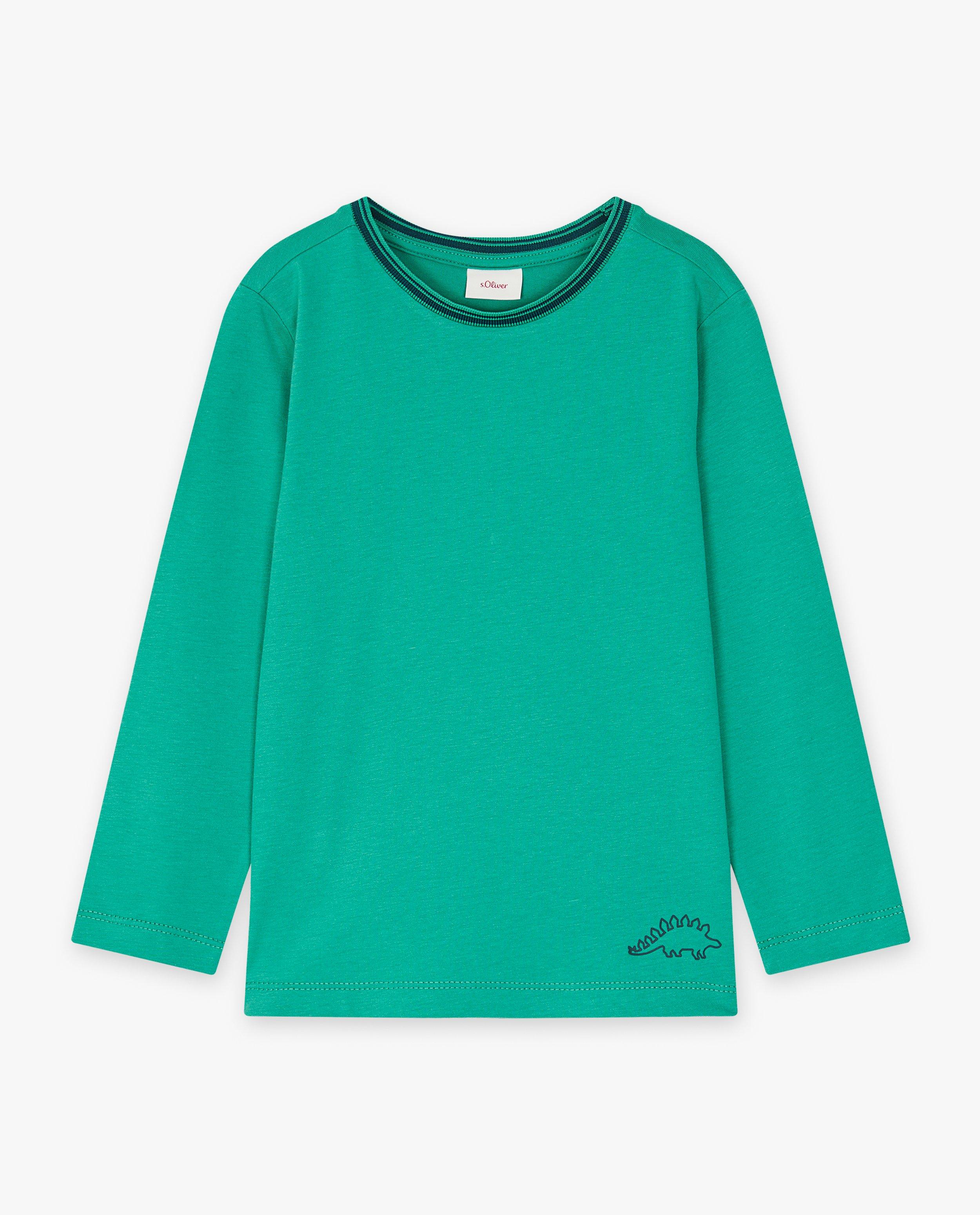 T-shirt vert à manches longues - null - S. Oliver