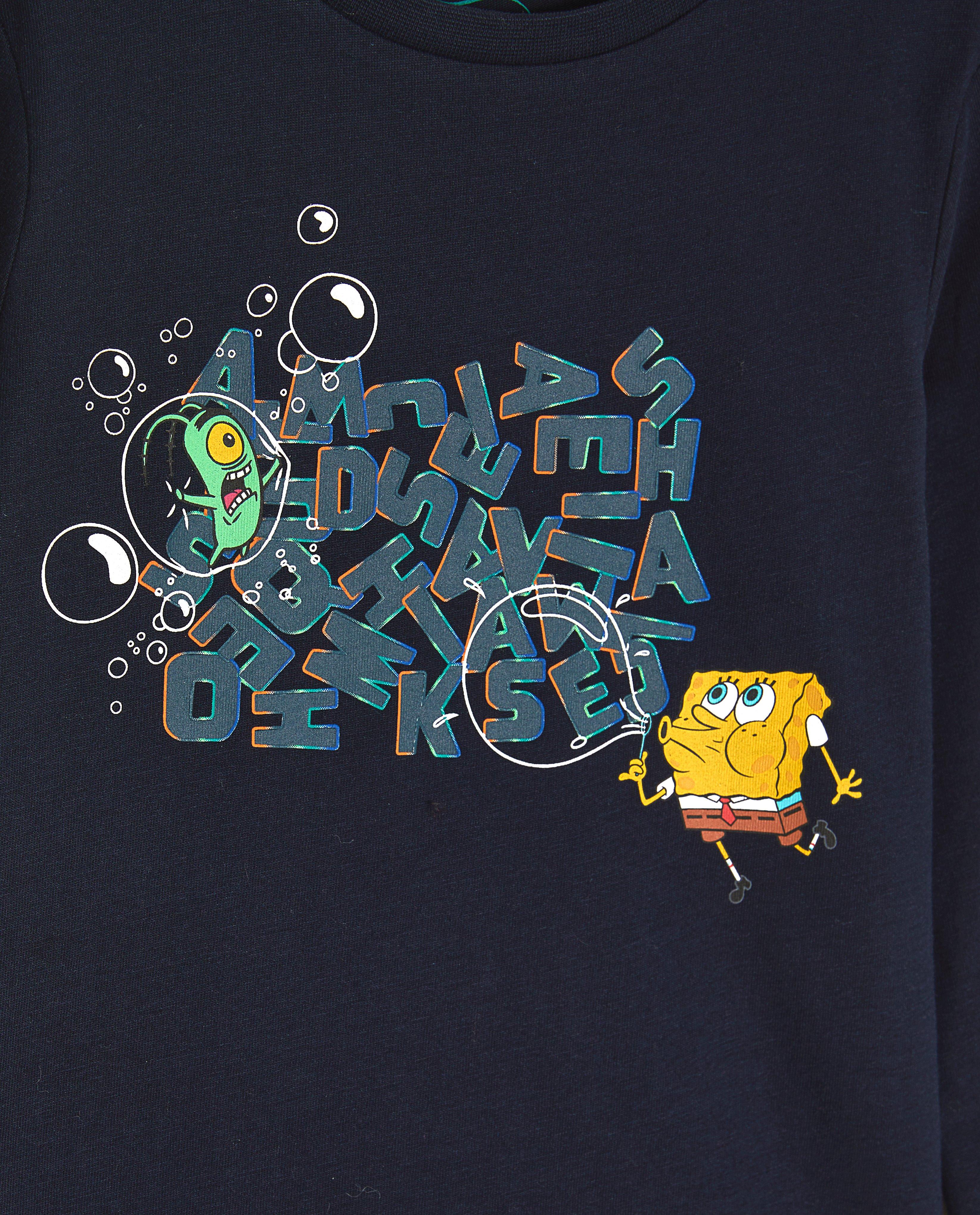 T-shirts - T-shirt bleu foncé à manches longues
