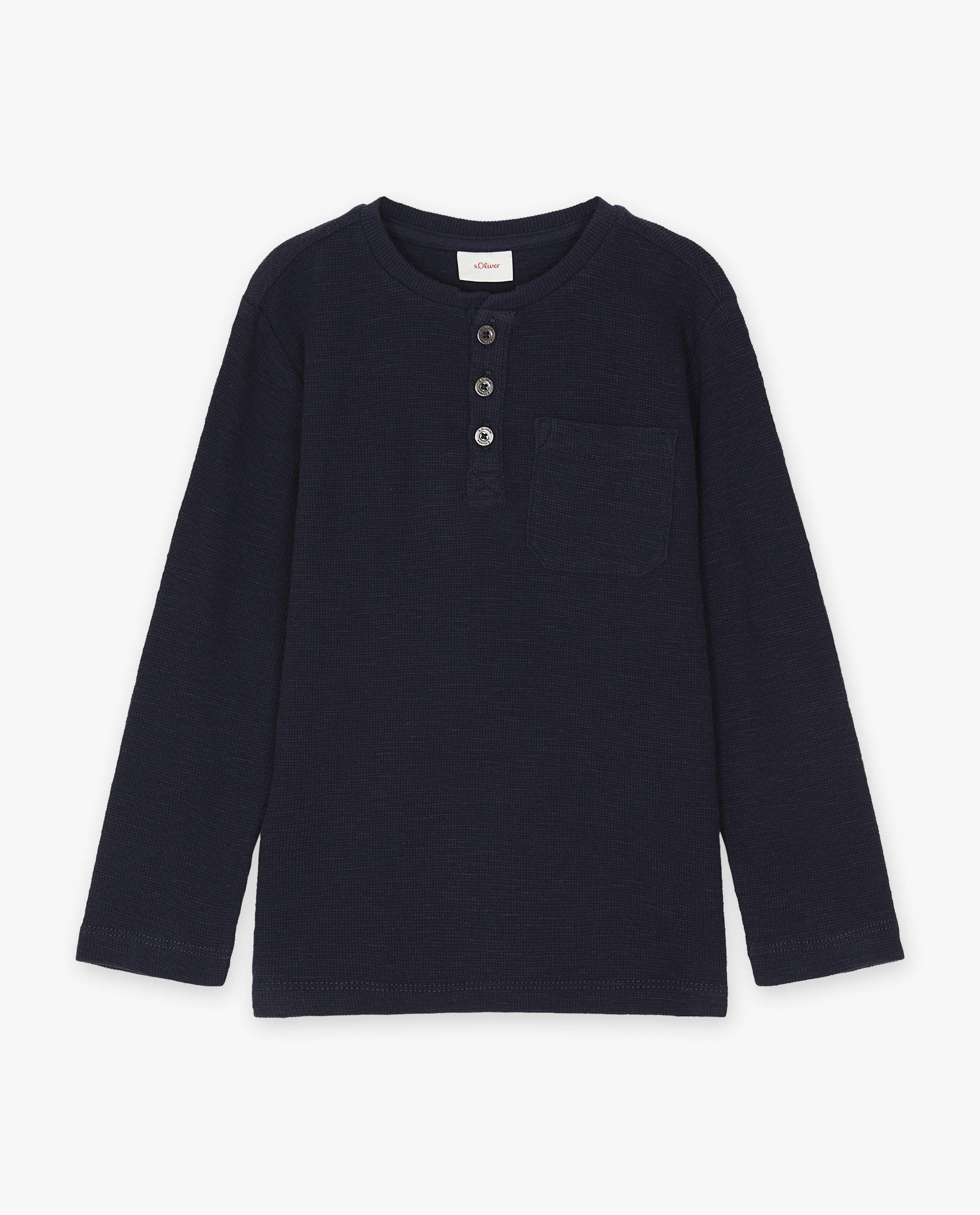 Longsleeve met wafelstructuur - null - S. Oliver