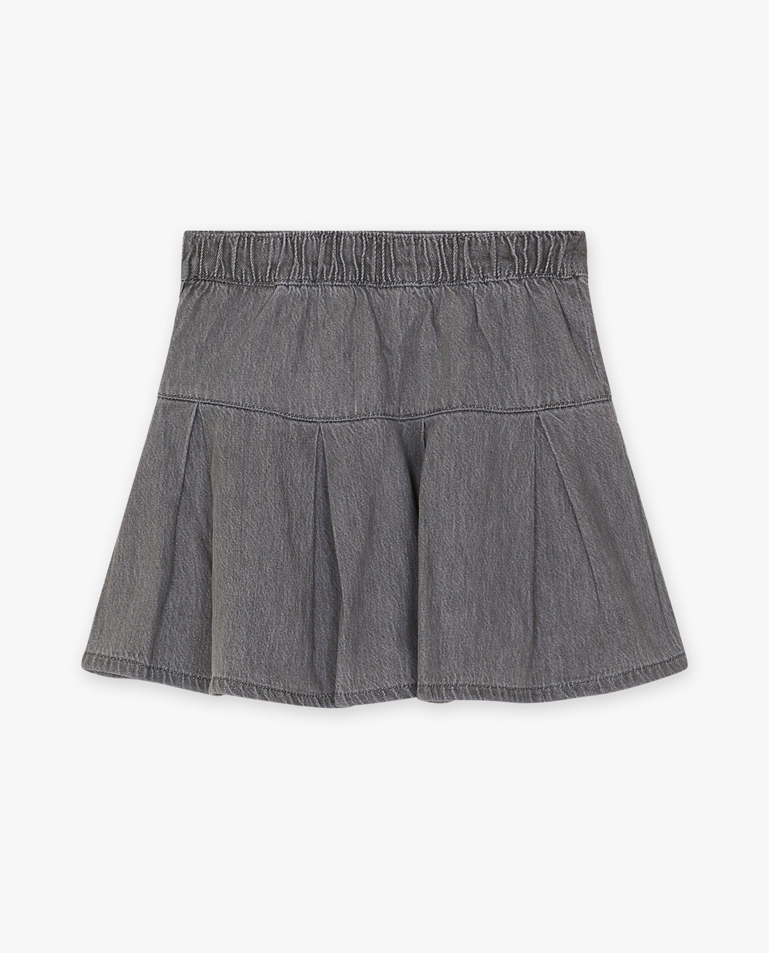 Jupes - Jupe en jeans gris foncé