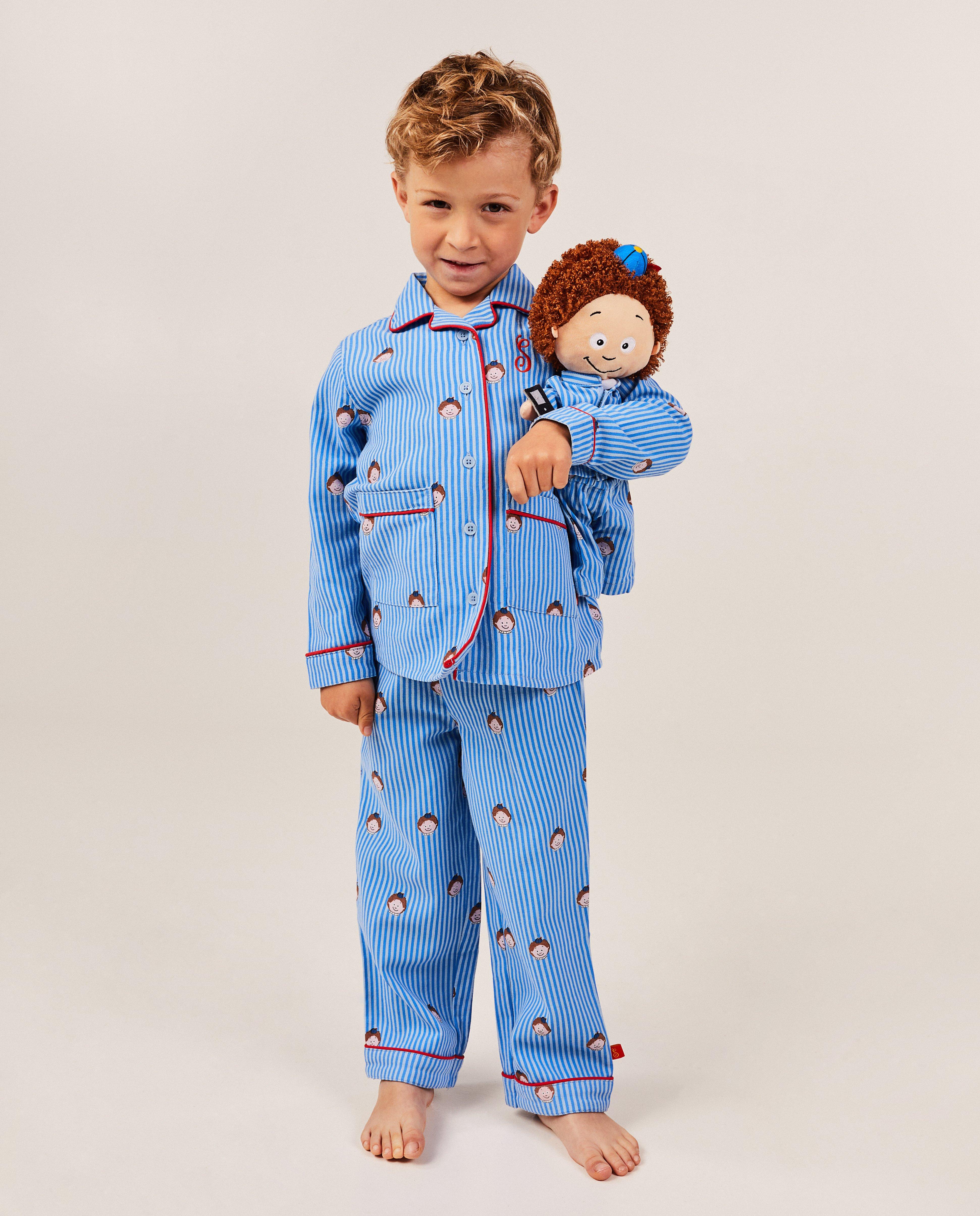 Nachtkleding - Spiekpietjespyjama + poppenpyjama