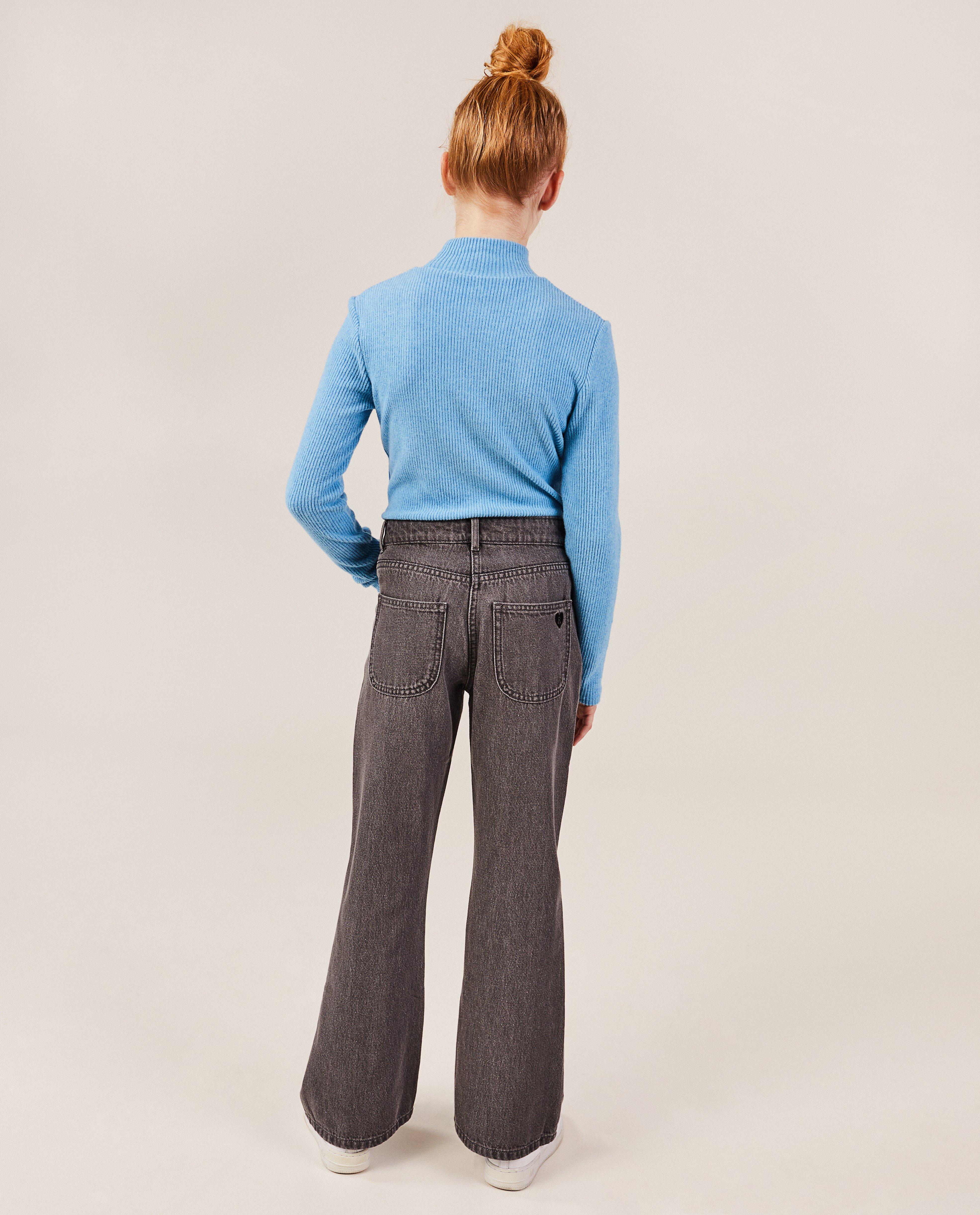 Jeans - Grijze jeans, bootcut fit