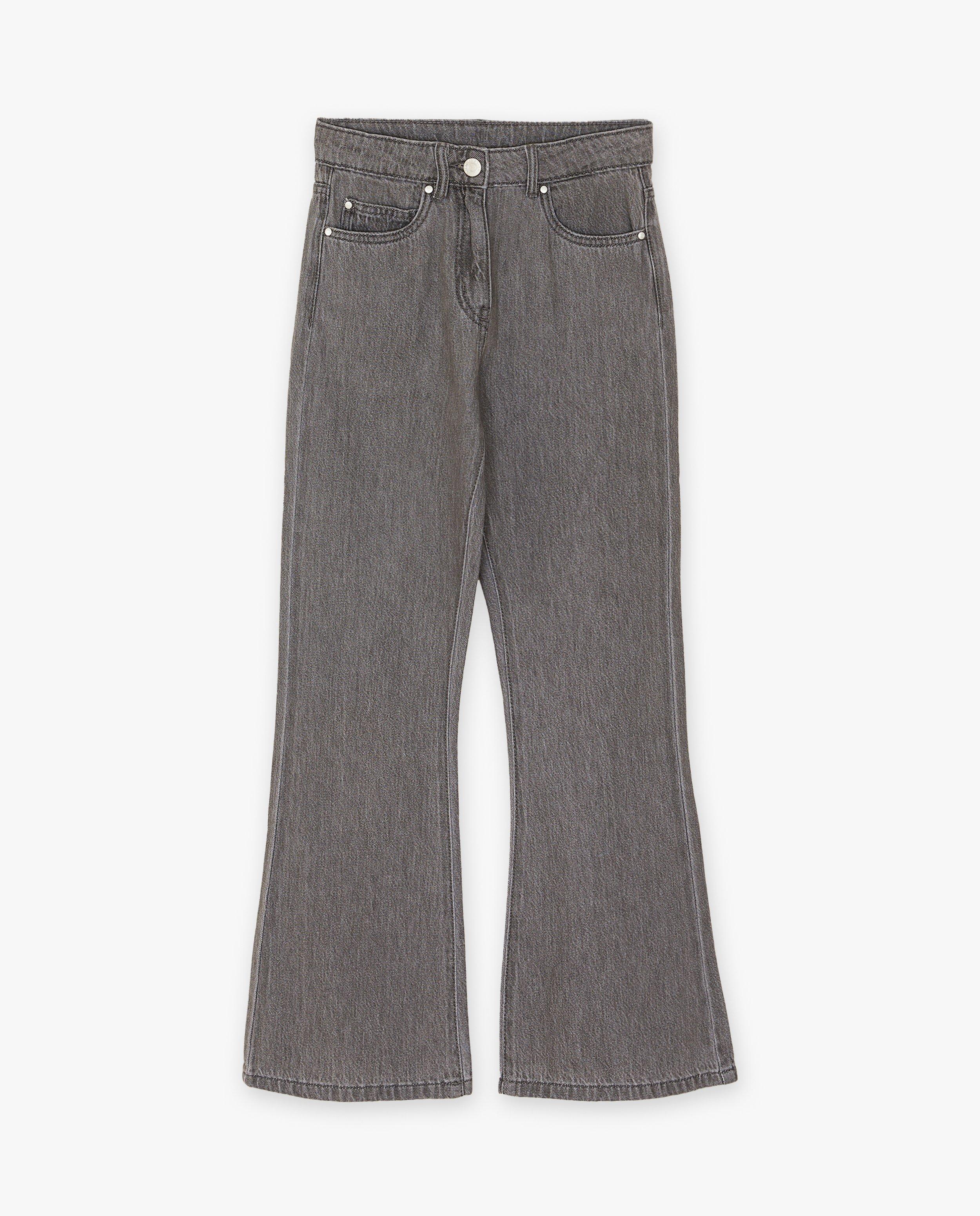 Jeans - Grijze jeans, bootcut fit