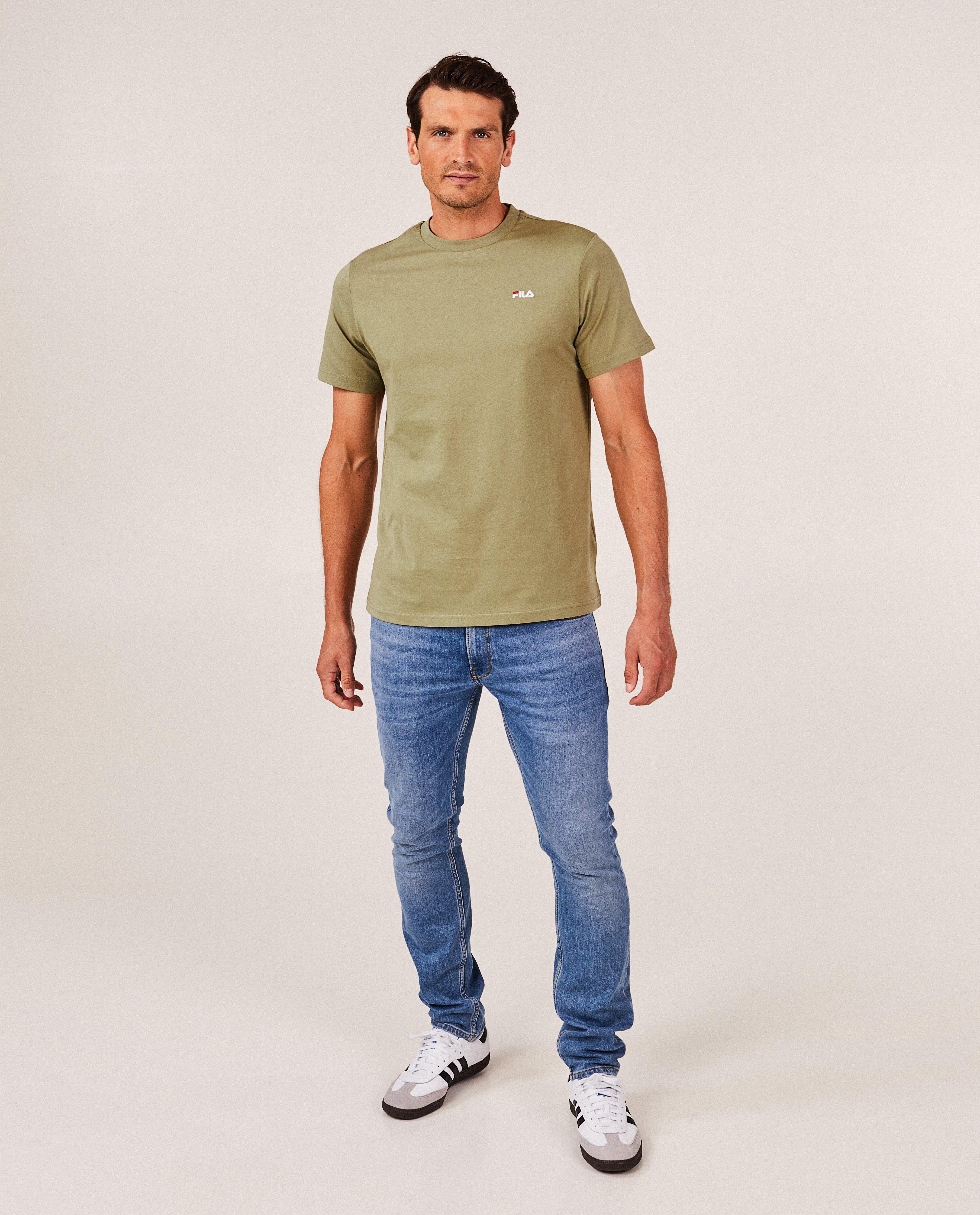 Rood T-shirt met borduursel - null - Fila
