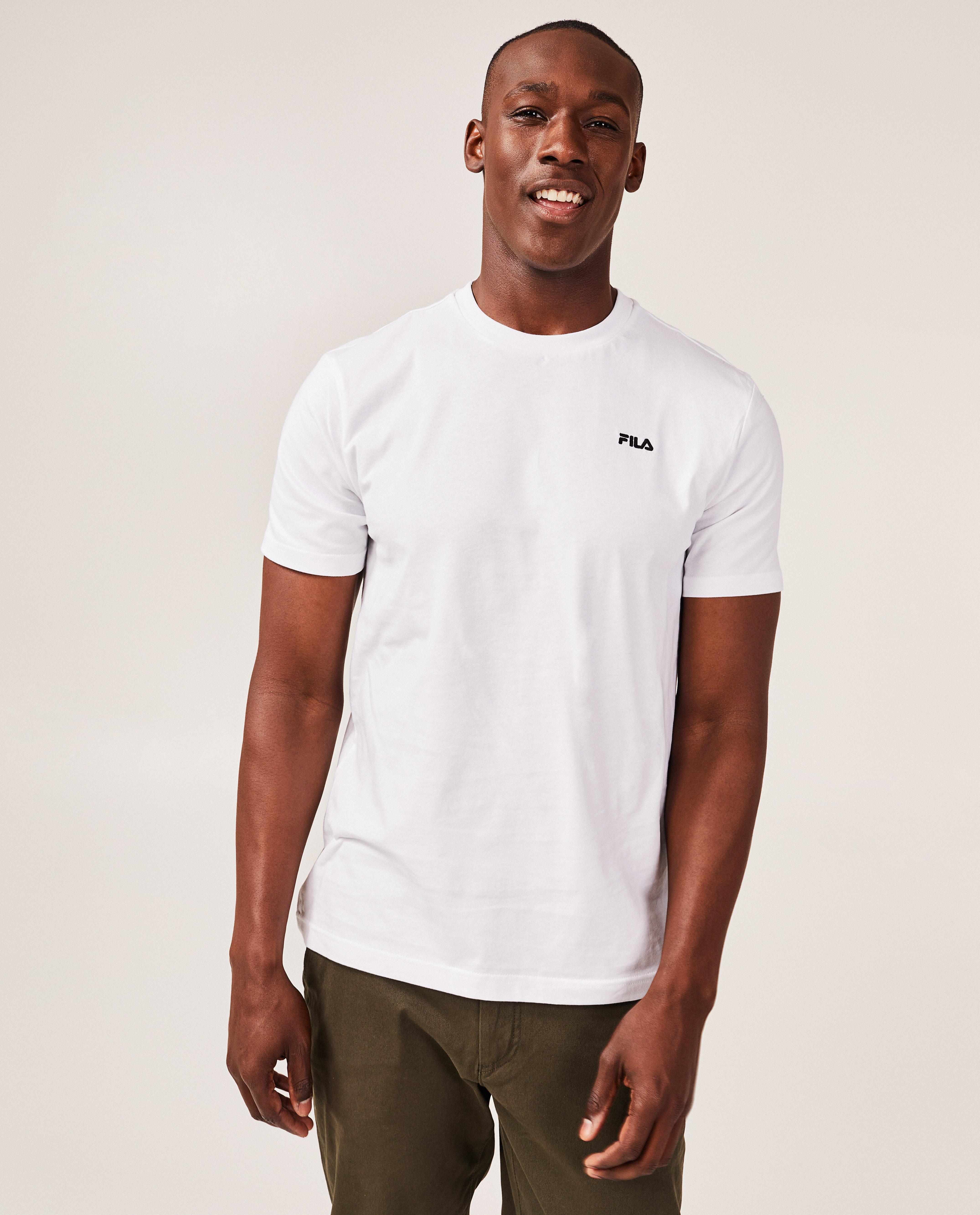 T-shirts - Wit T-shirt met borduursel