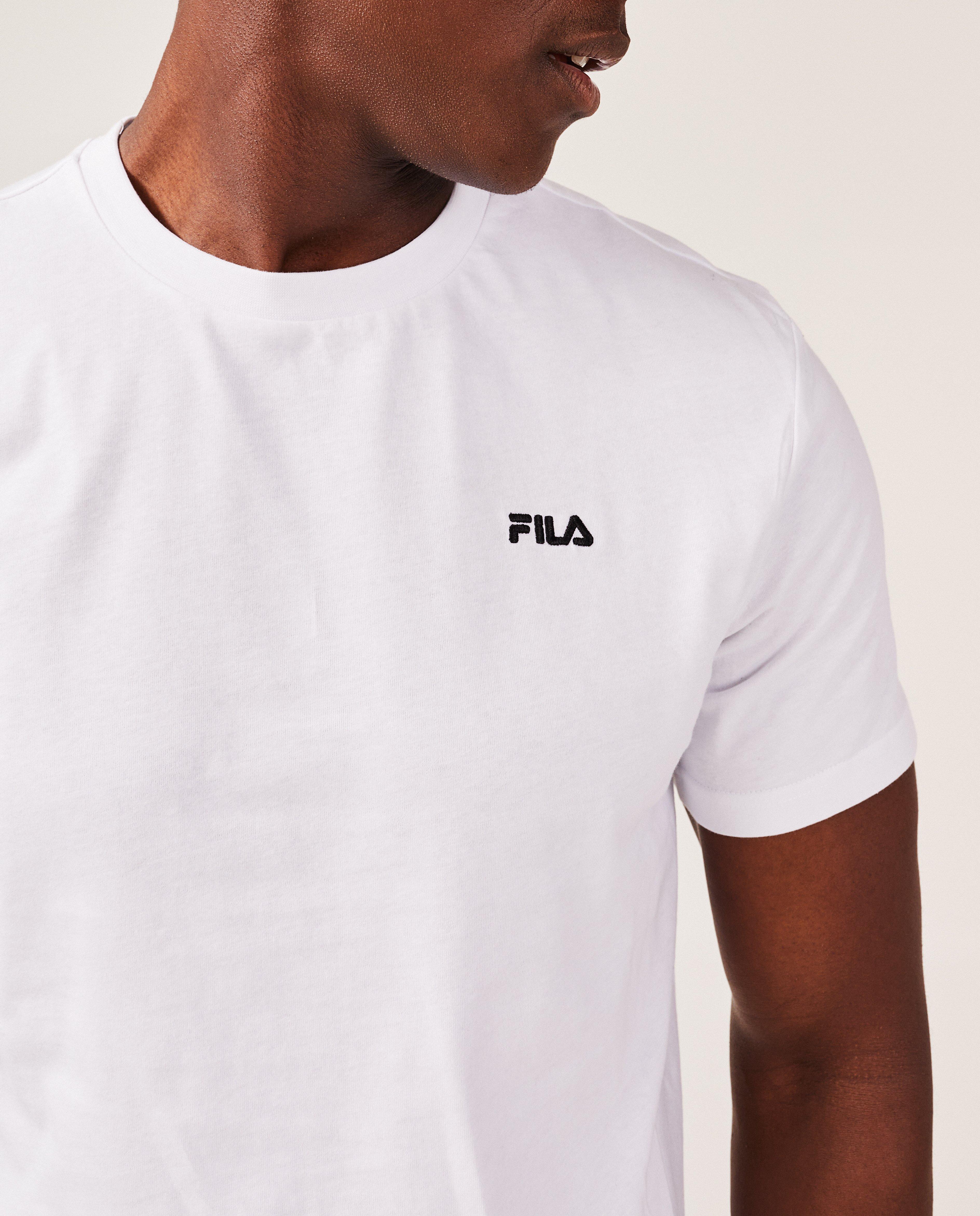 T-shirts - Wit T-shirt met borduursel