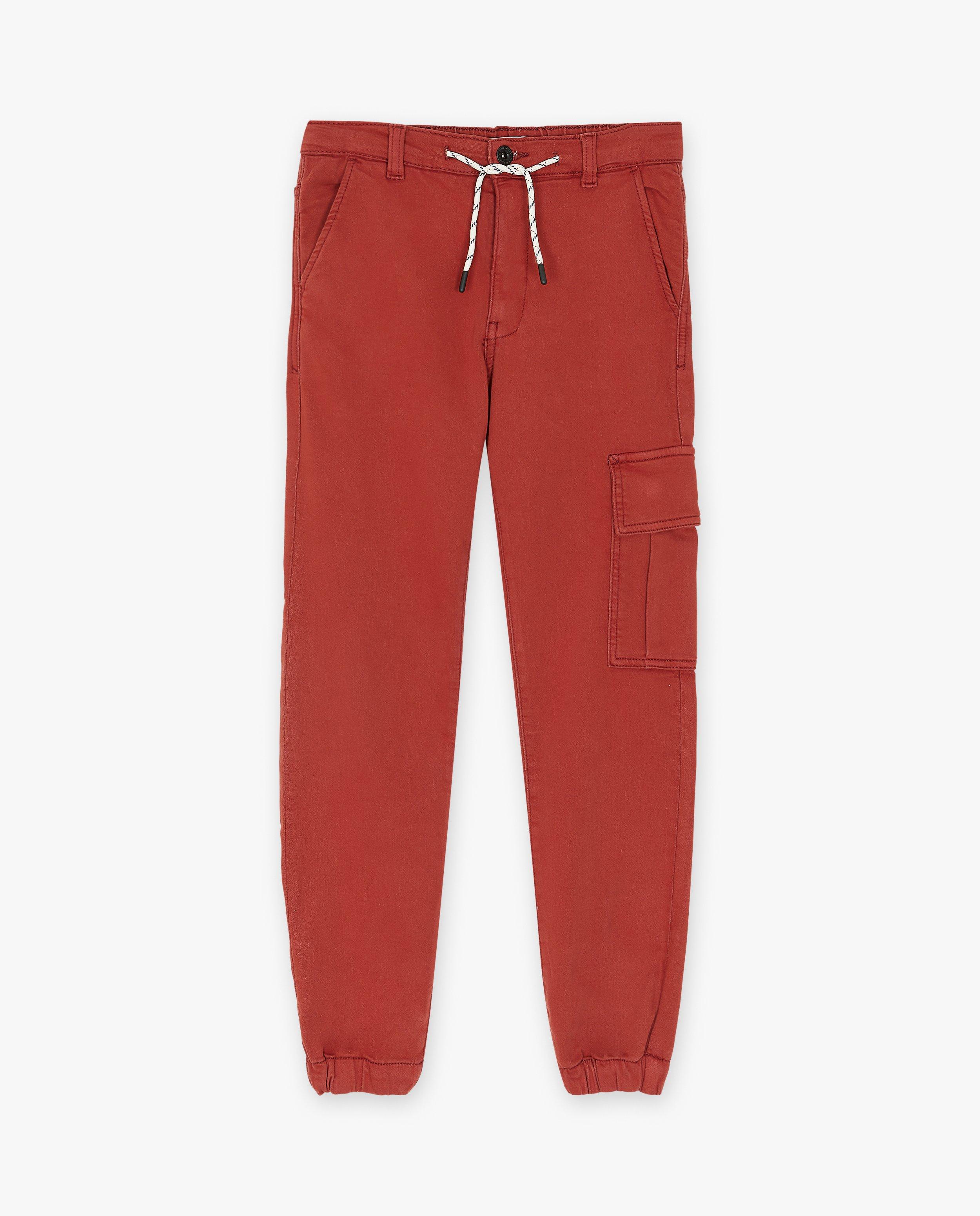 Jeans - Rode broek, cargo fit
