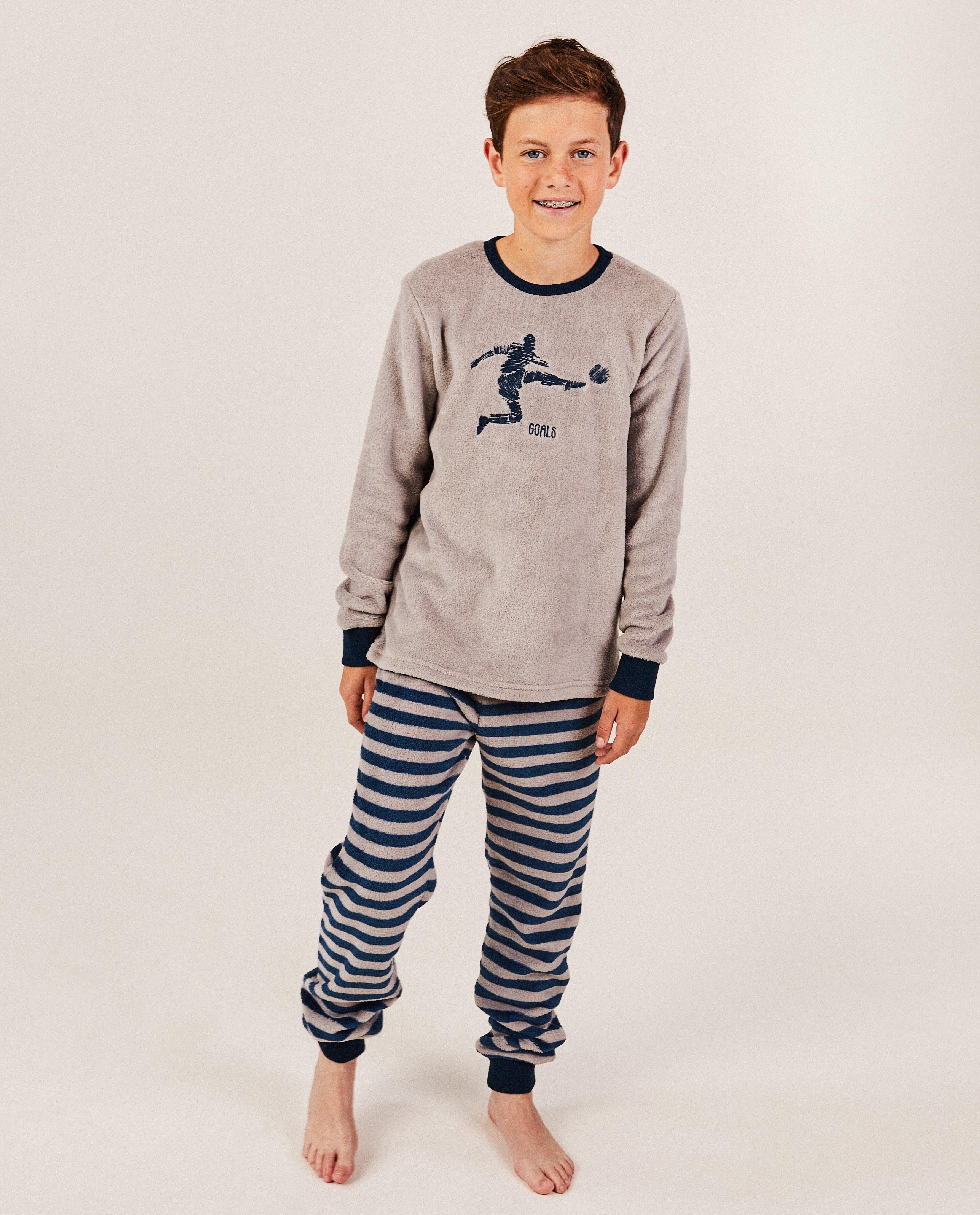 Fleece pyjama met print - null - Fish & Chips