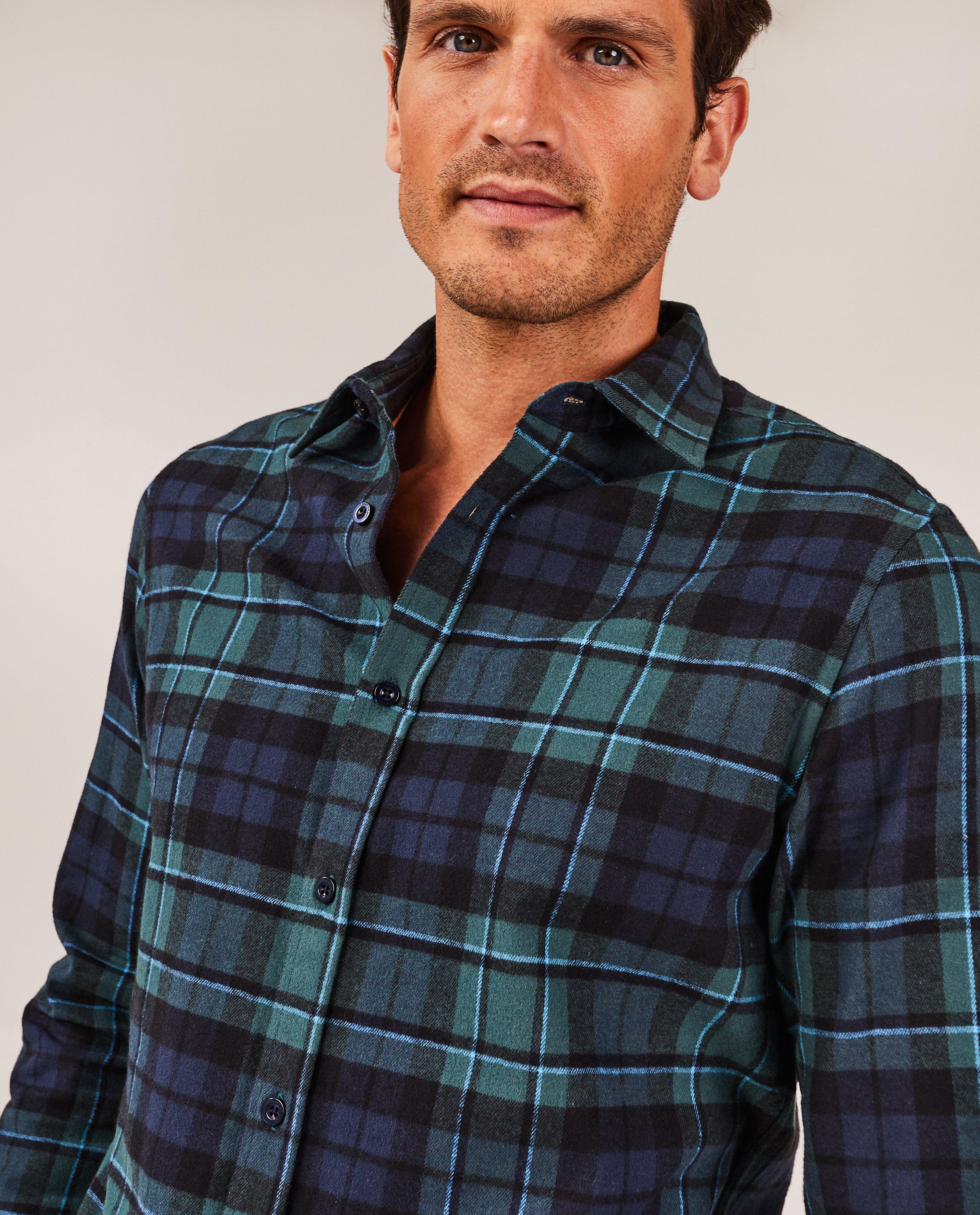 Hemden - Hemd met ruiten, slim fit, heren