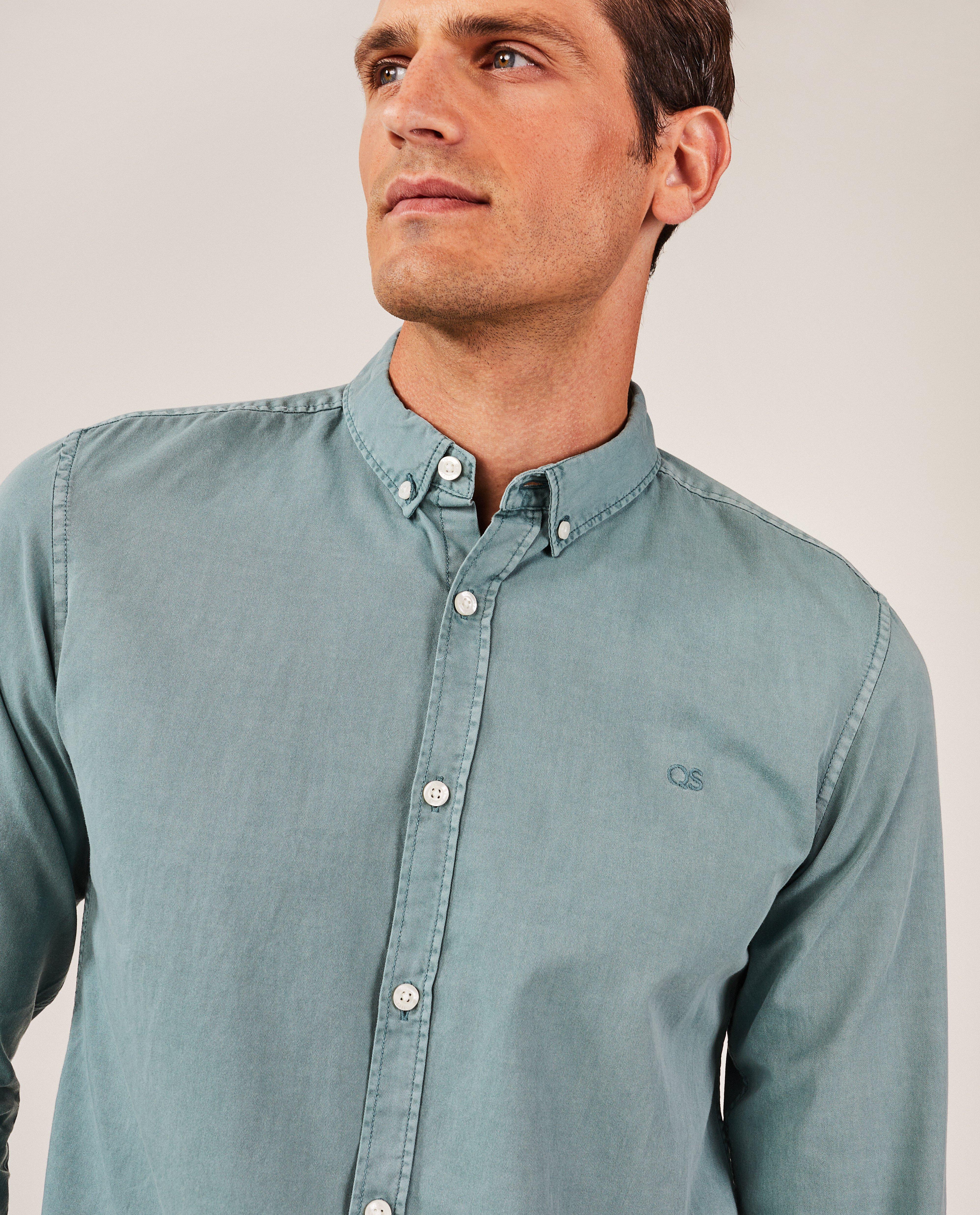 Hemden - Groen hemd, slim fit