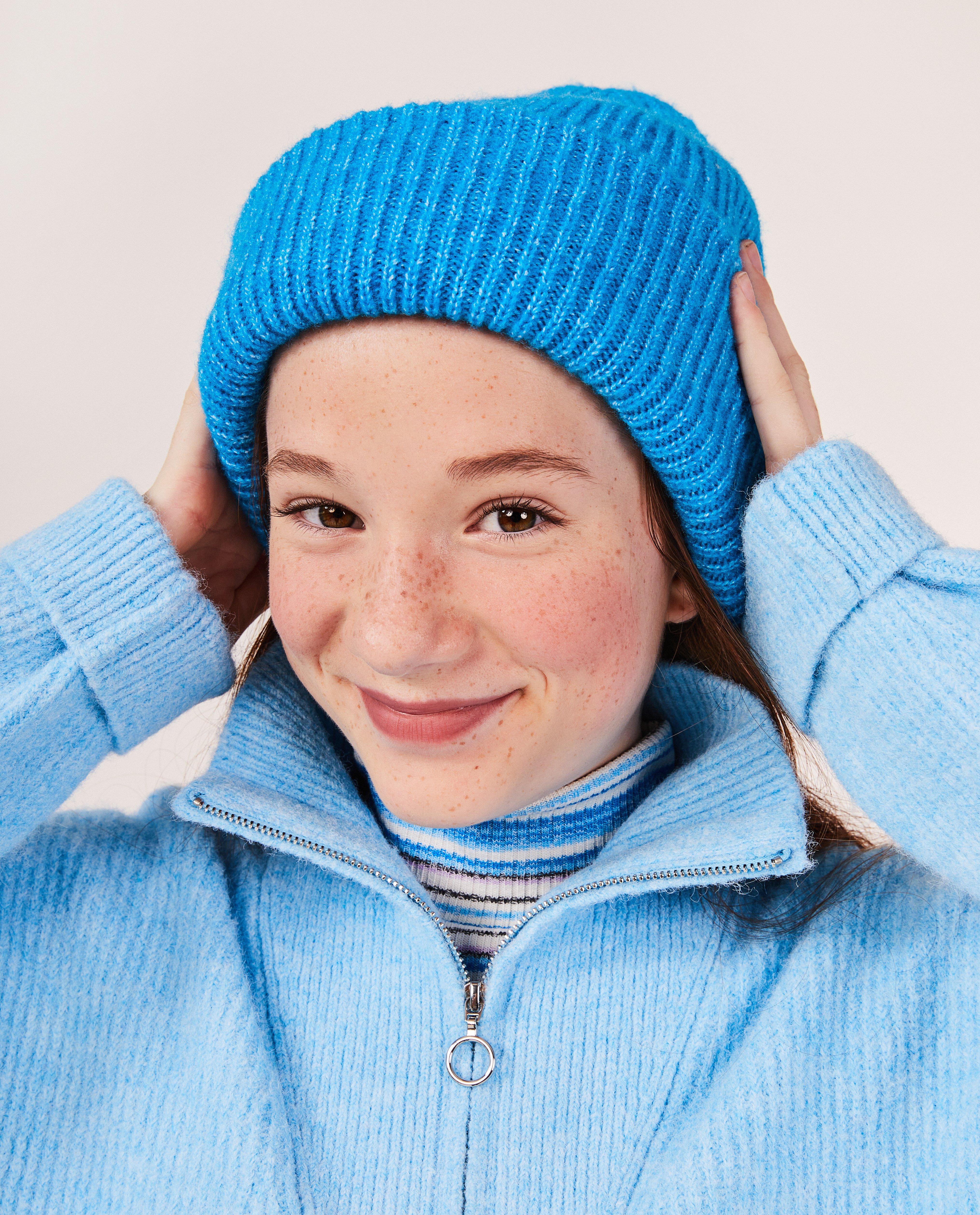 Bonnet bleu à mouchetures - Détails du produit - bleu - image numéro 1