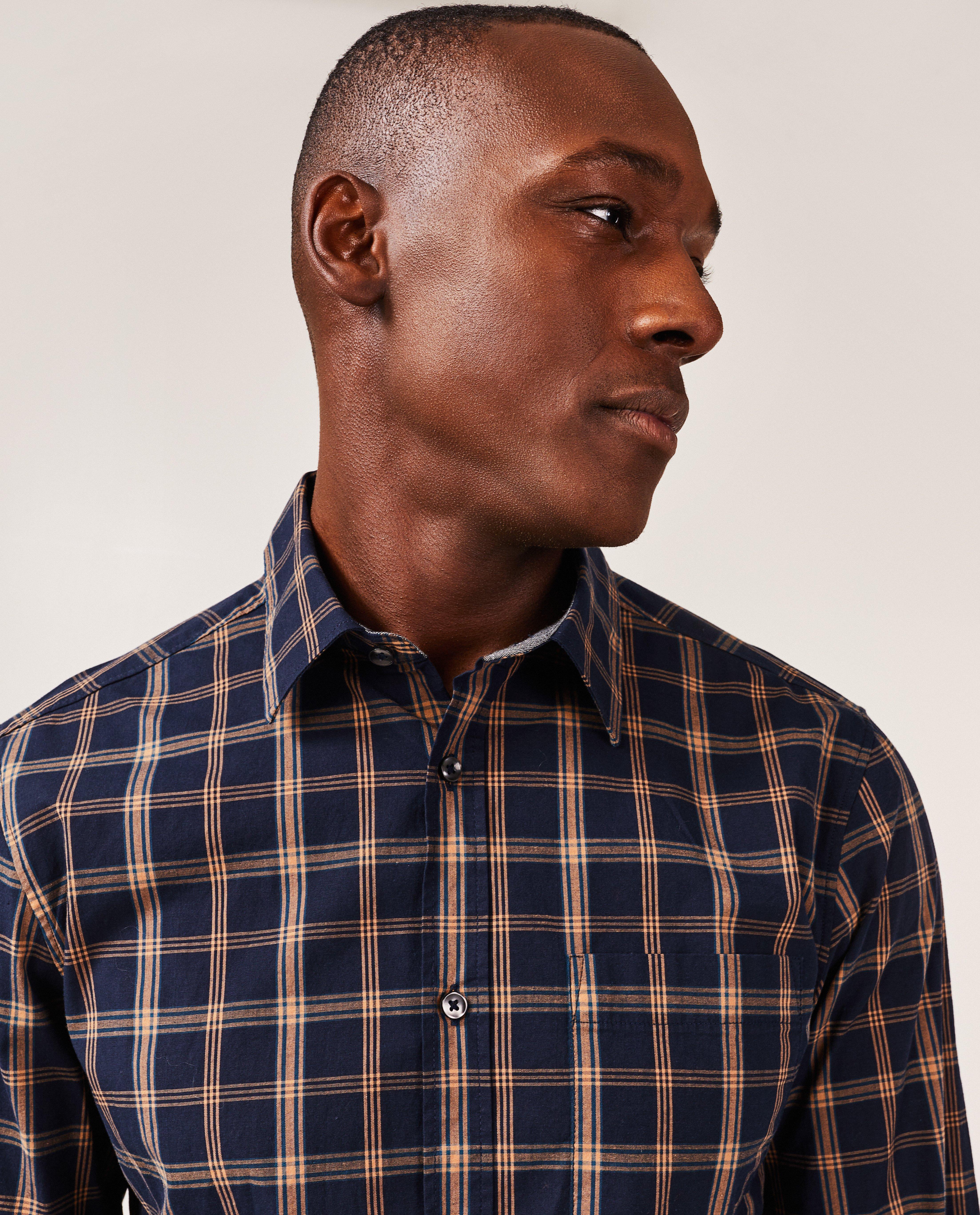 Hemden - Geruit hemd, slim fit