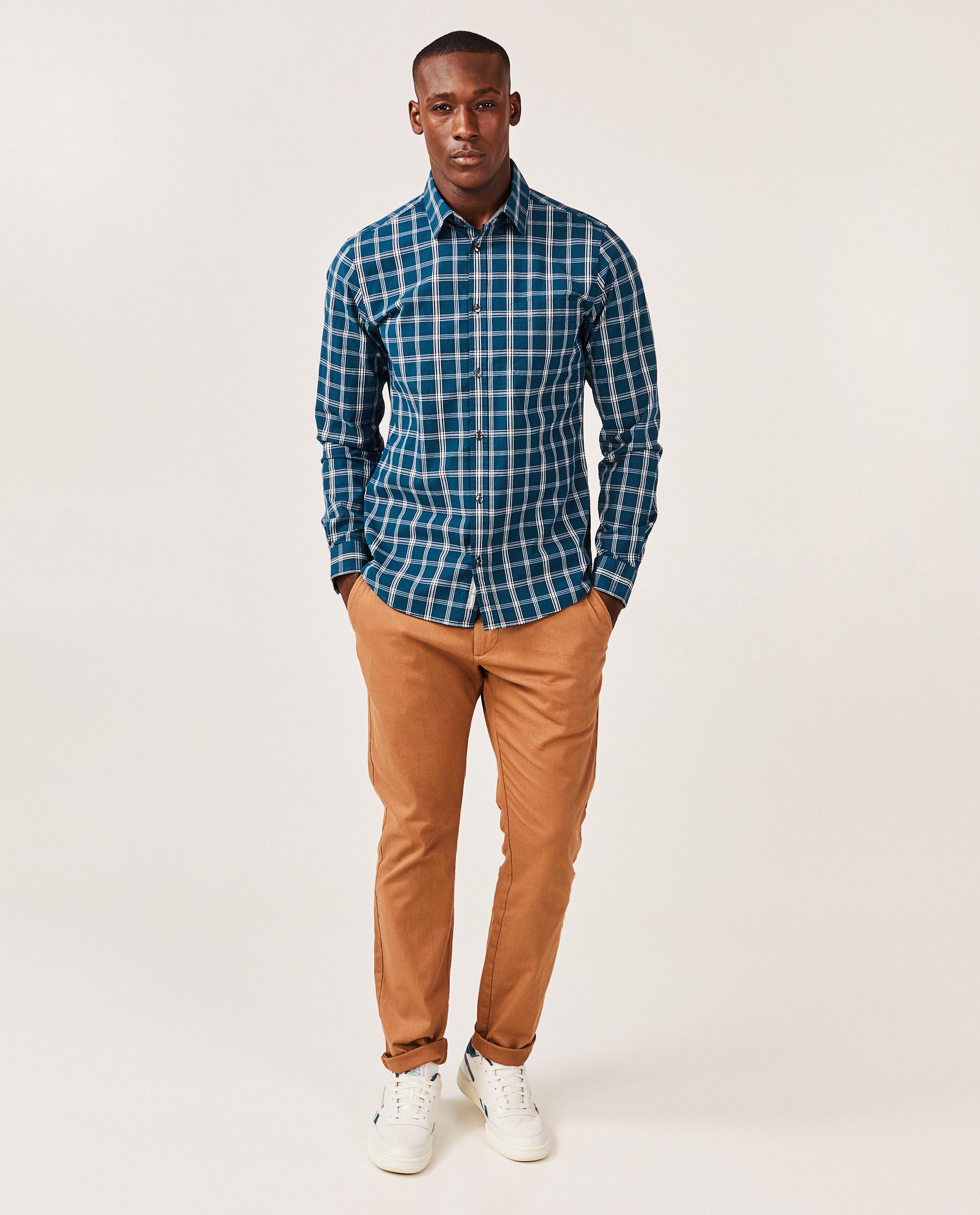 Geruit hemd, slim fit - null - S. Oliver