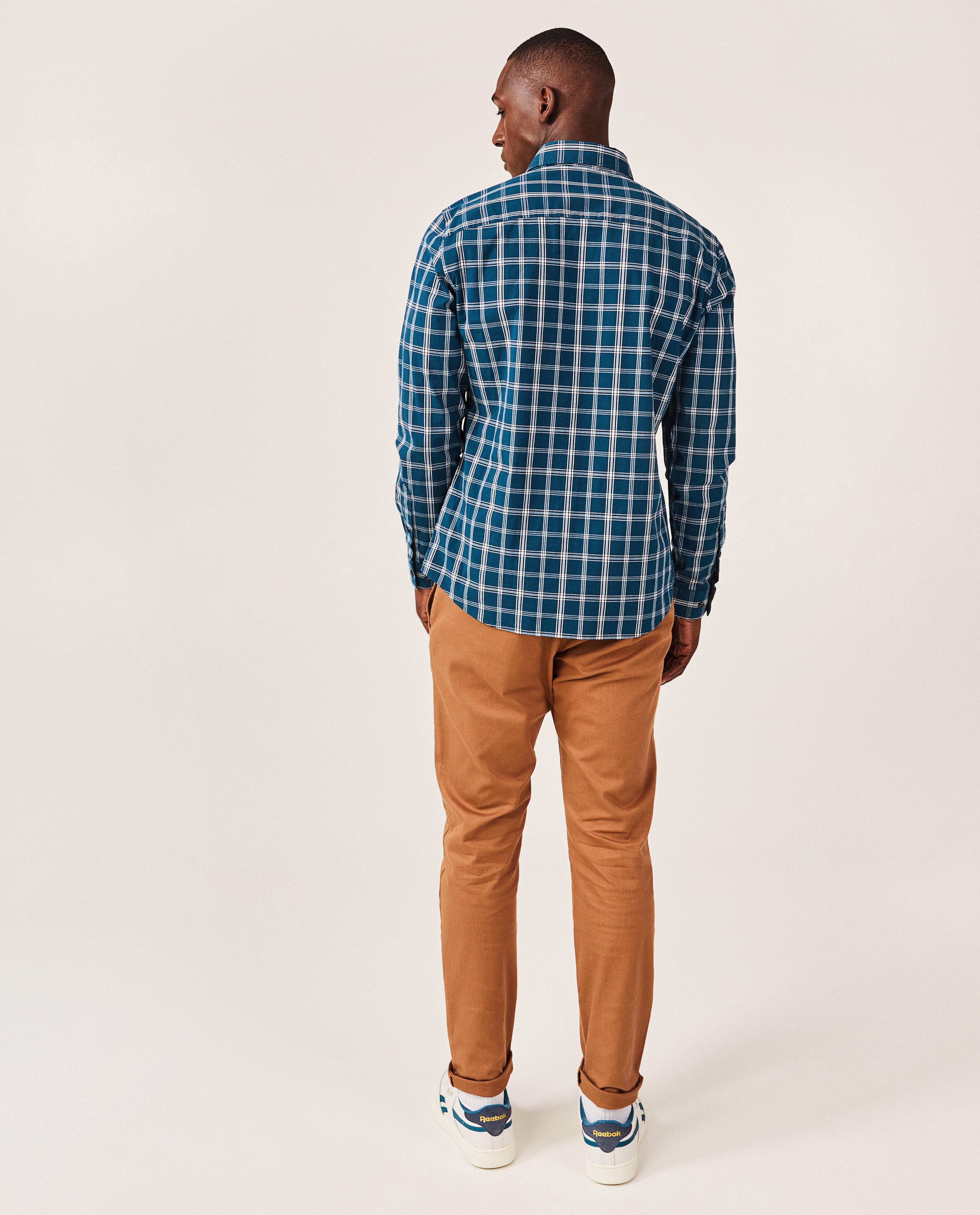 Hemden - Geruit hemd, slim fit