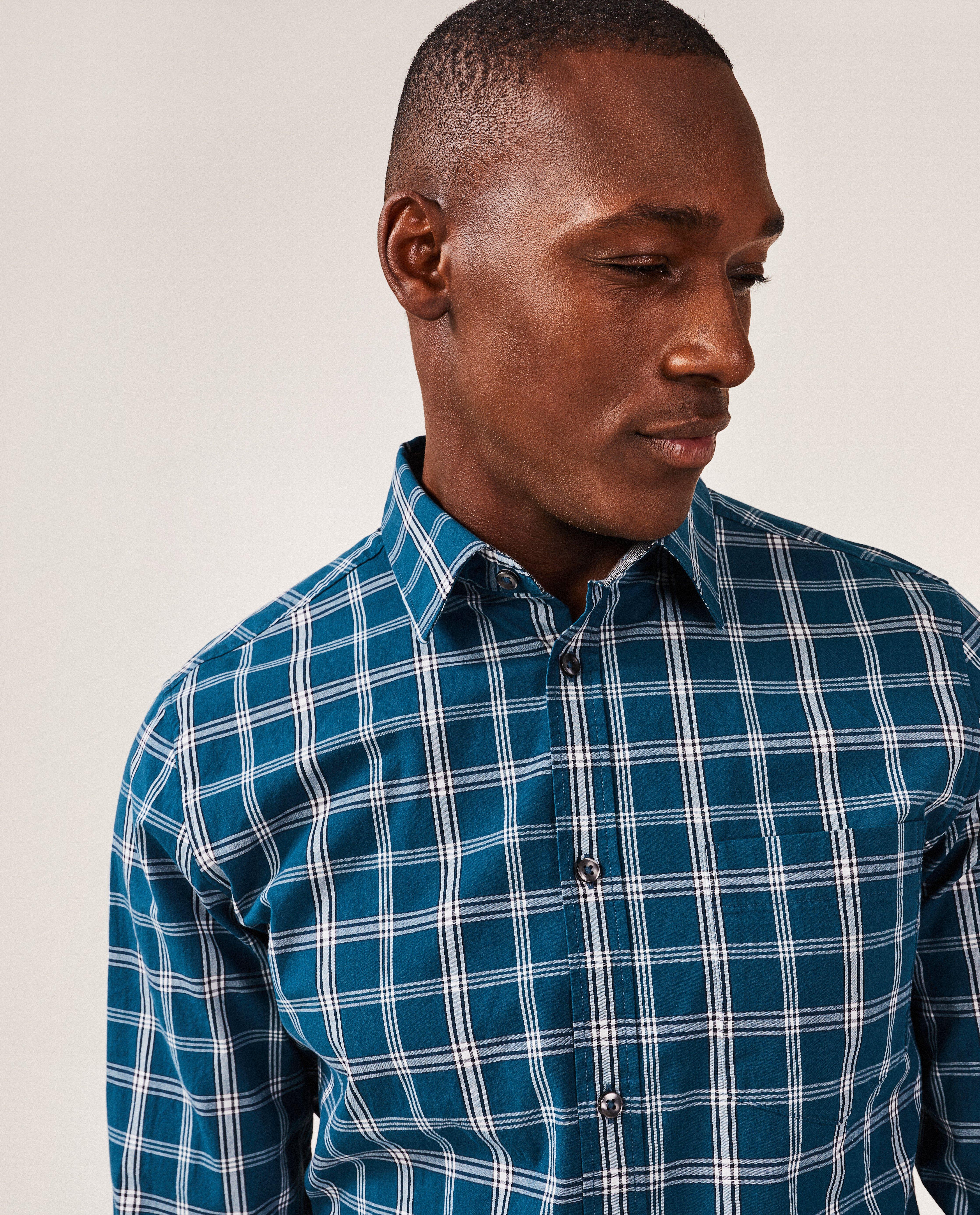Hemden - Geruit hemd, slim fit