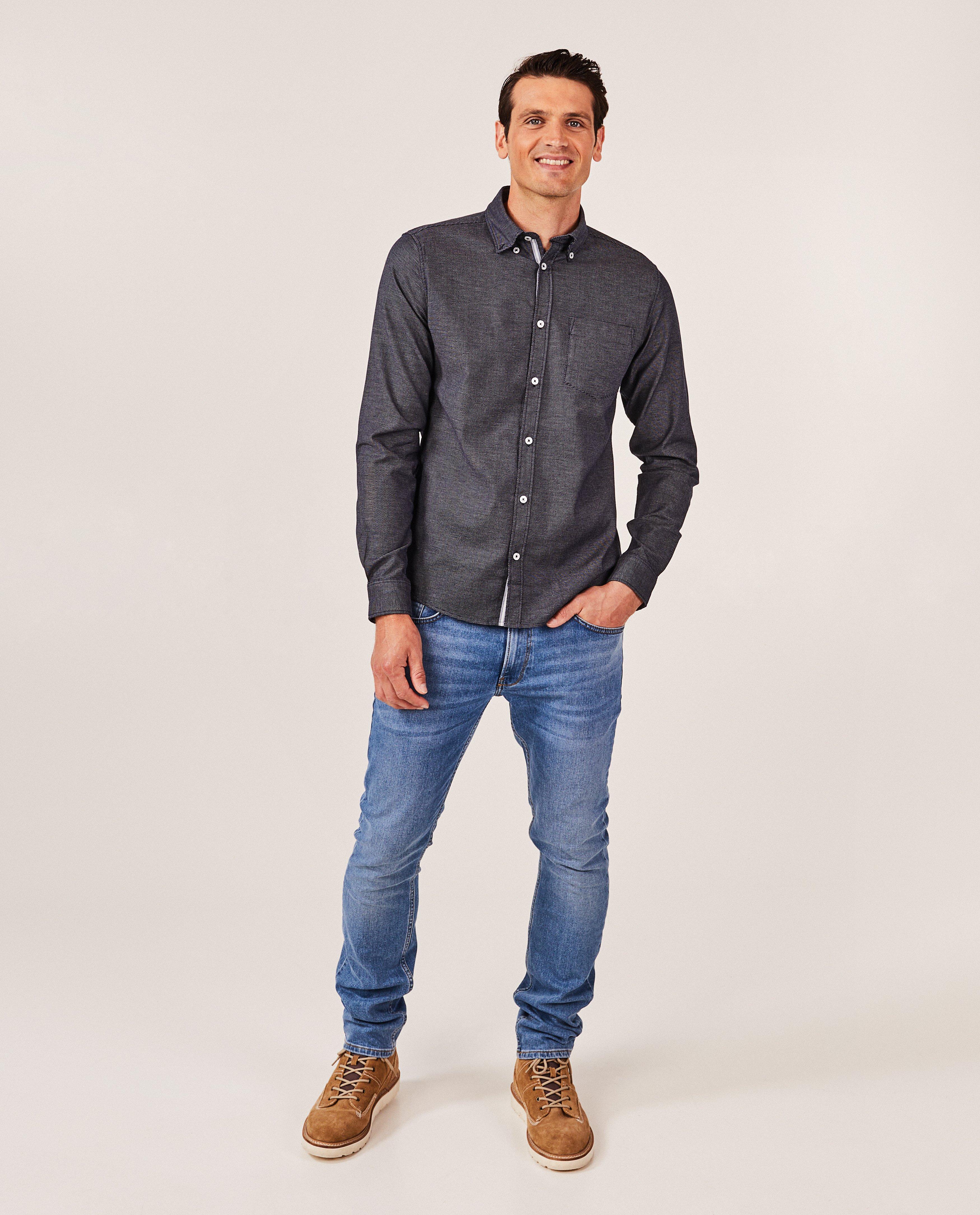 Hemd met strepen, slim fit - null - S. Oliver