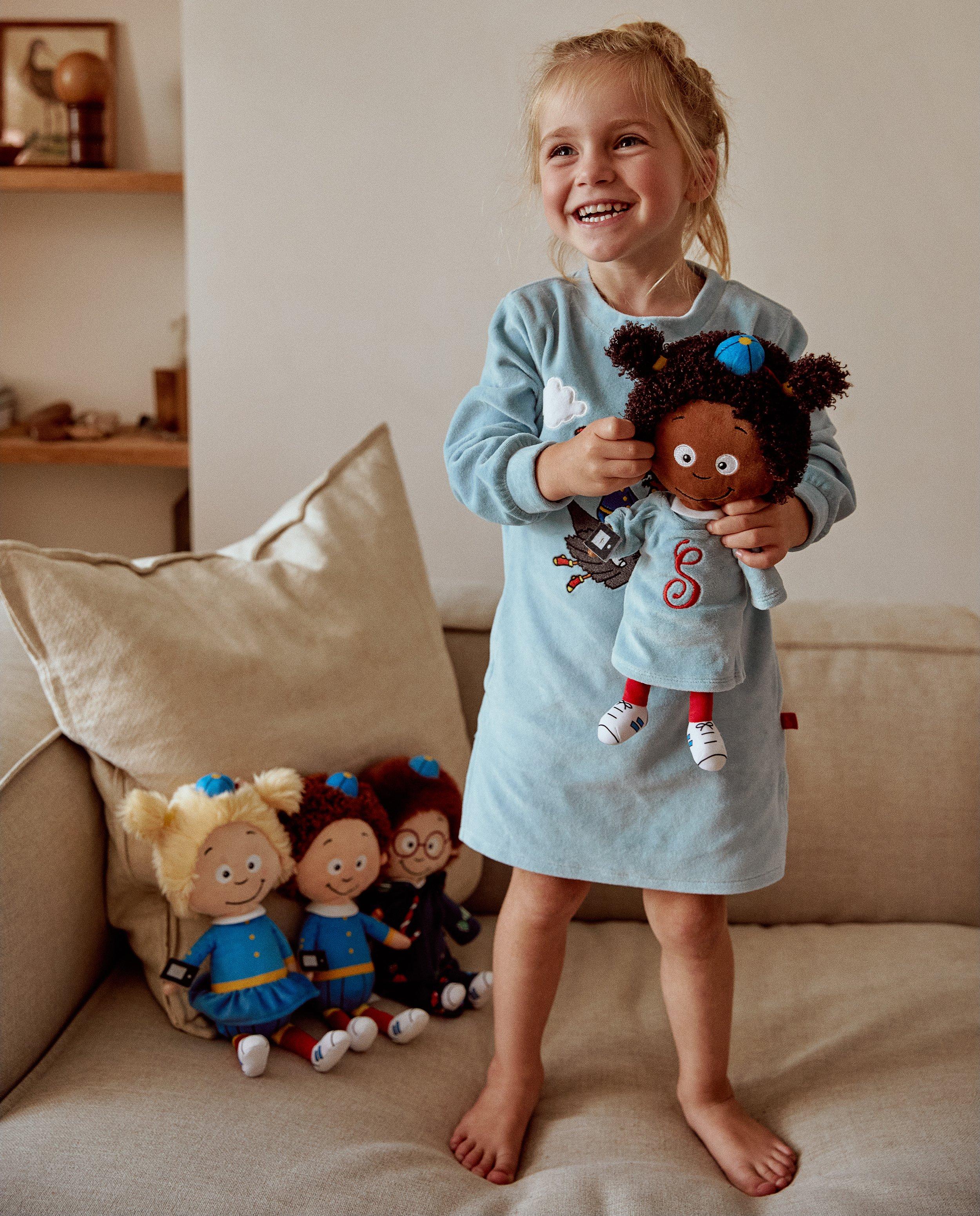 Nachtkleding - Spiekpietjespyjama + poppenpyjama