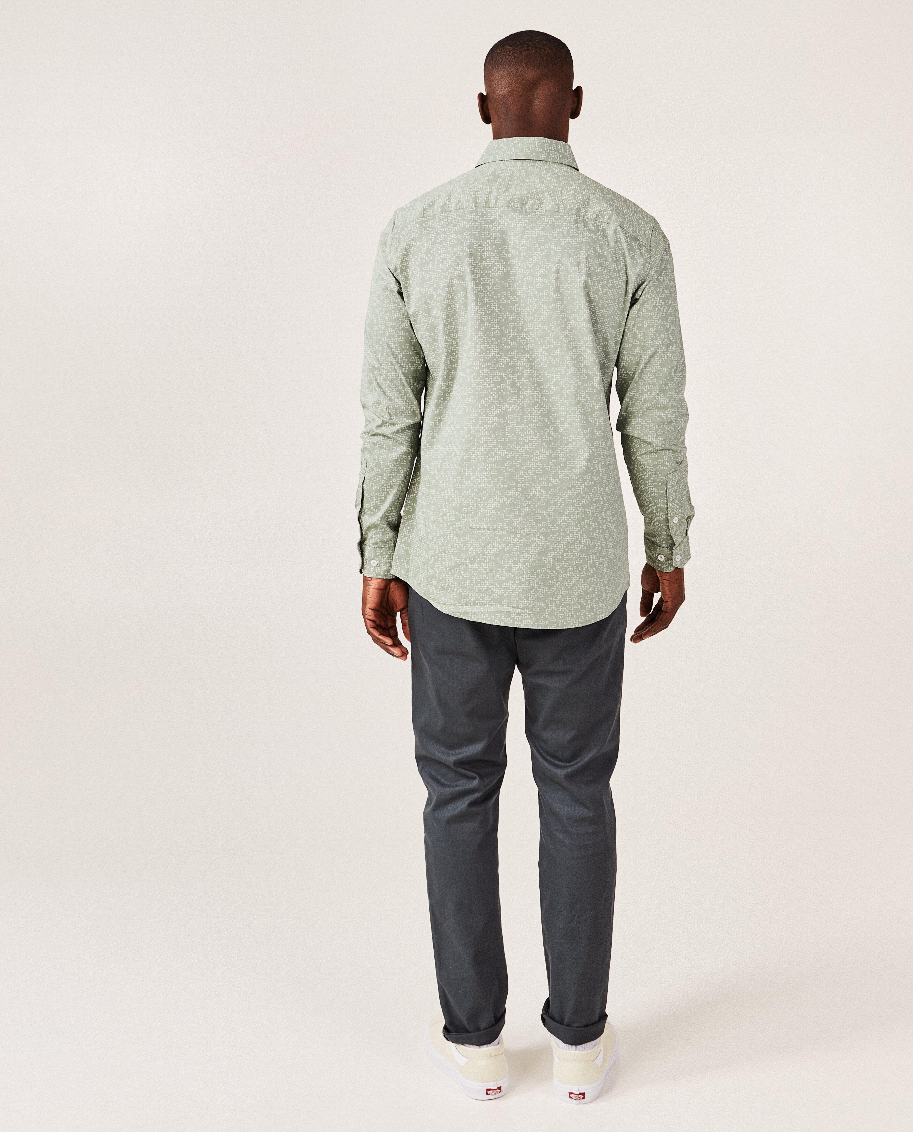 Hemden - Hemd met geometrische print, slim fit