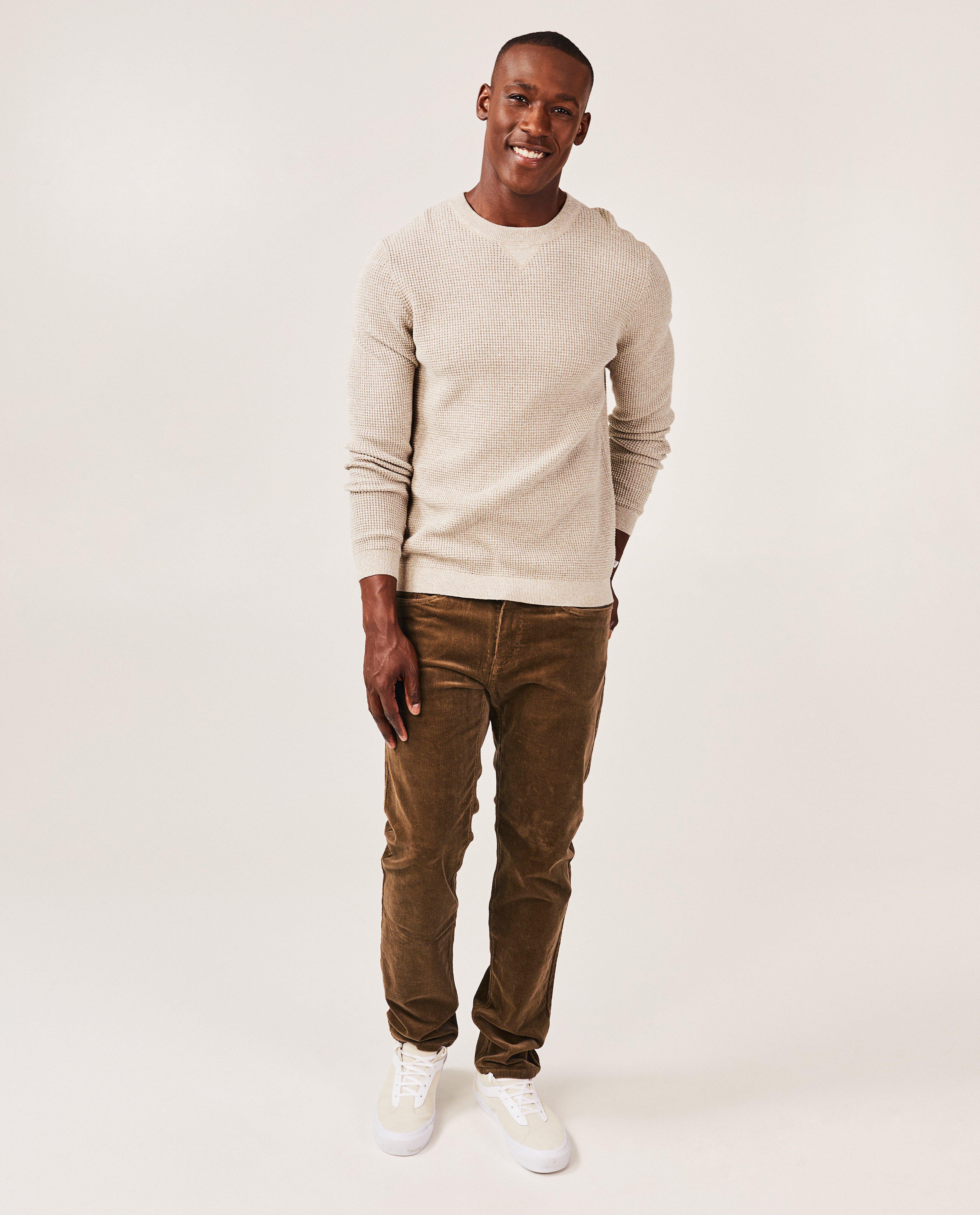 Pantalons - Pantalon en velours côtelé, slim fit