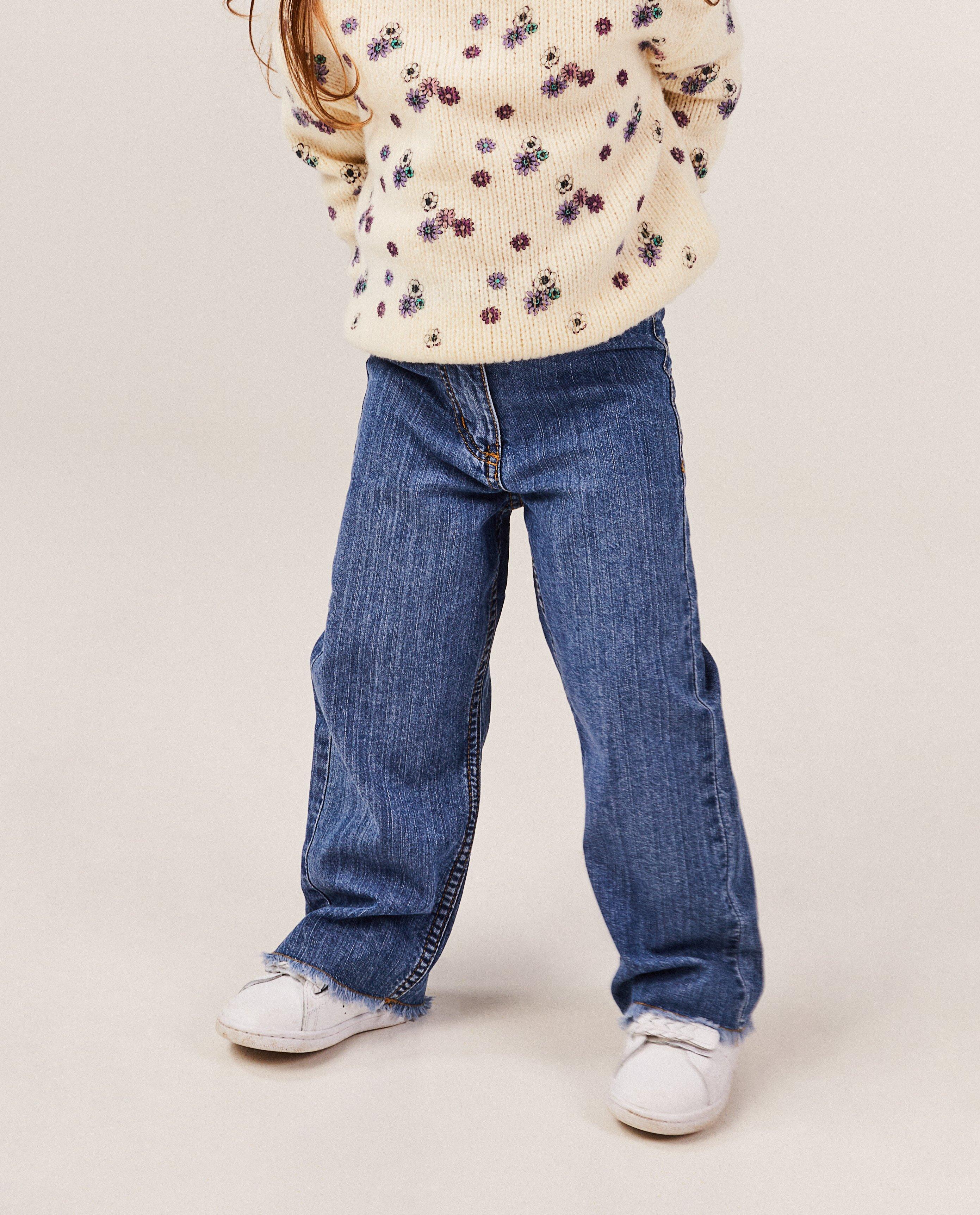 Jeans bleu, straight fit - null - Maya