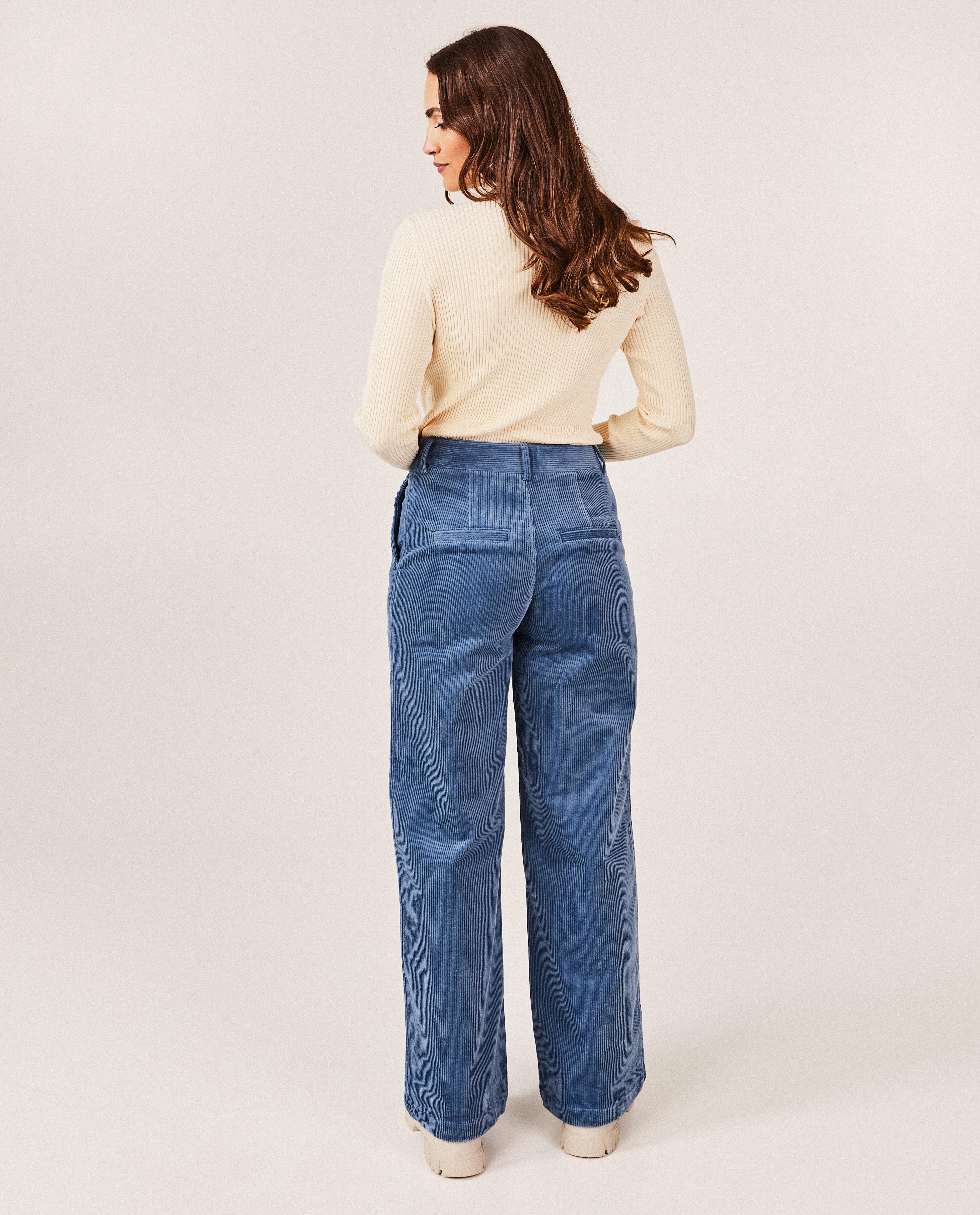Truien - Beige longsleeve met rib, dames
