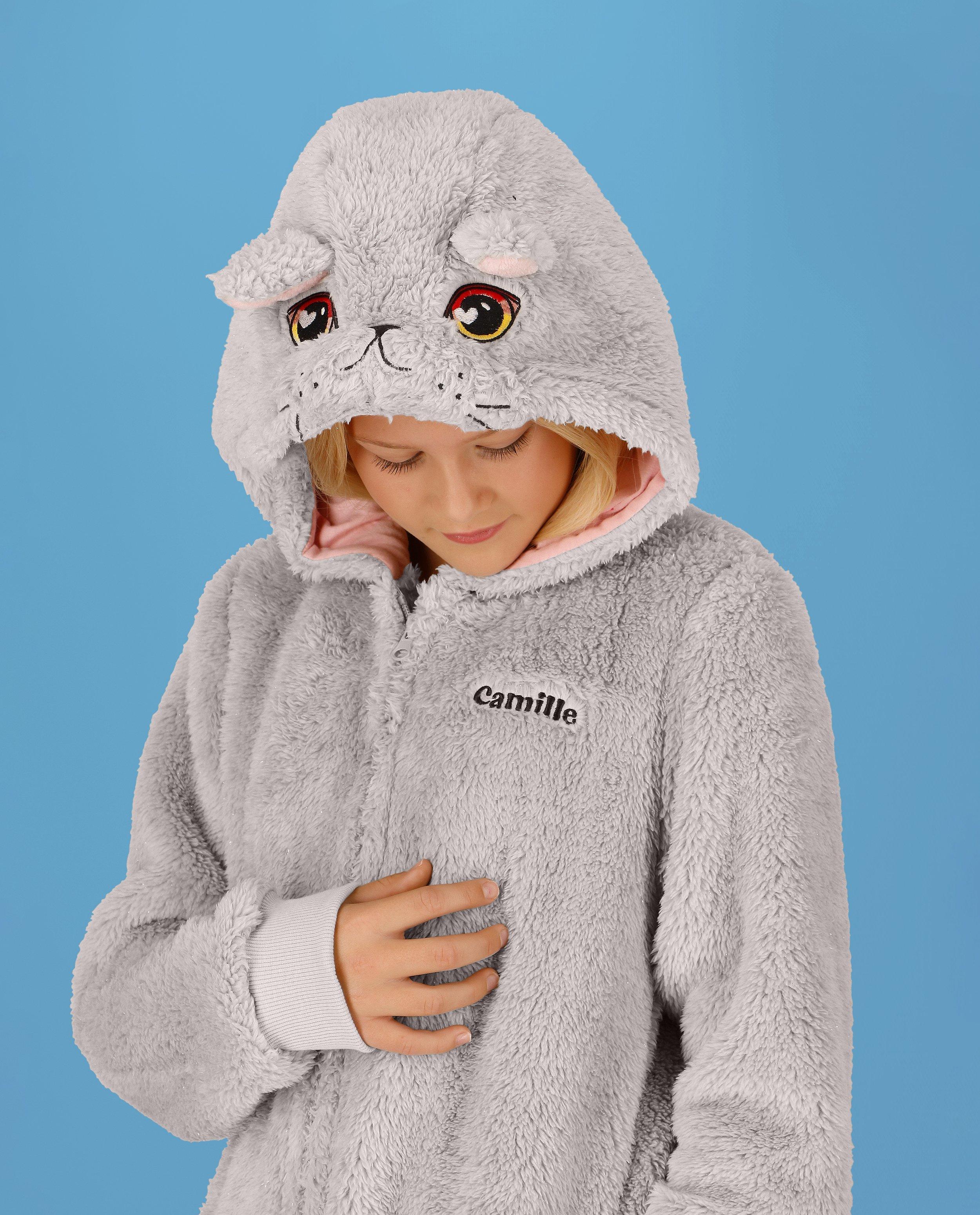Nachtkleding - Onesie Moustache, 4-14 jaar