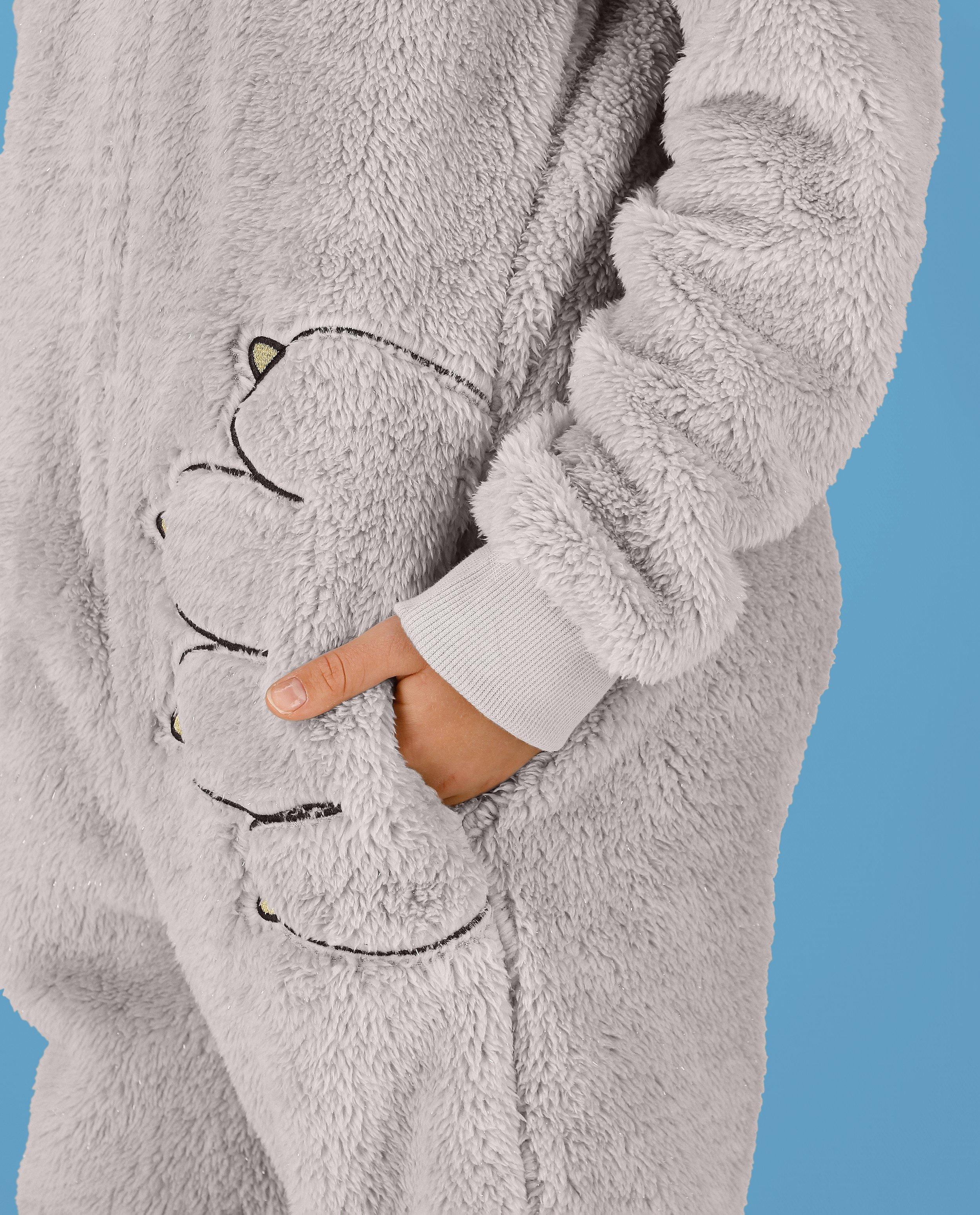Nachtkleding - Onesie Moustache, 4-14 jaar