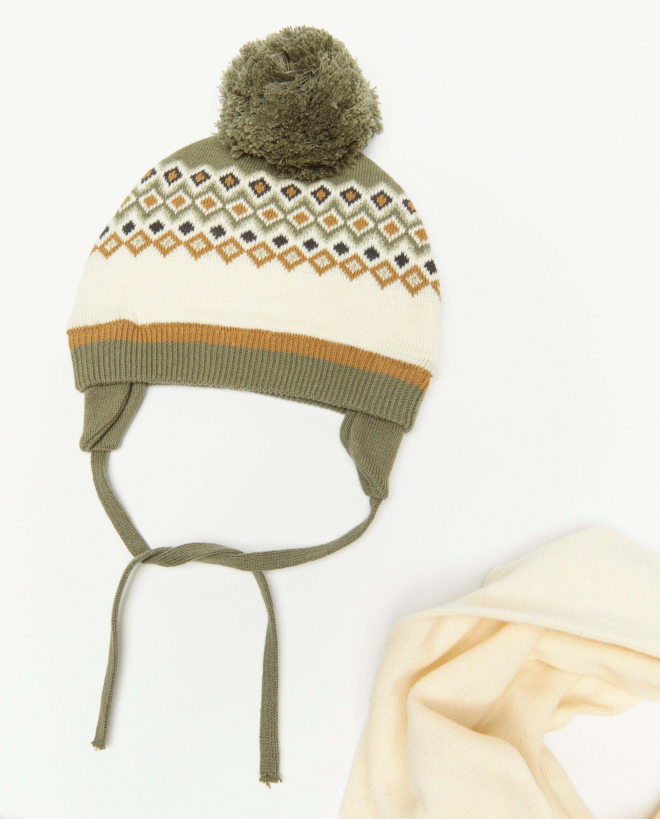 Set: muts + sjaal + wanten - Product Detail - wit - afbeelding nummer 2