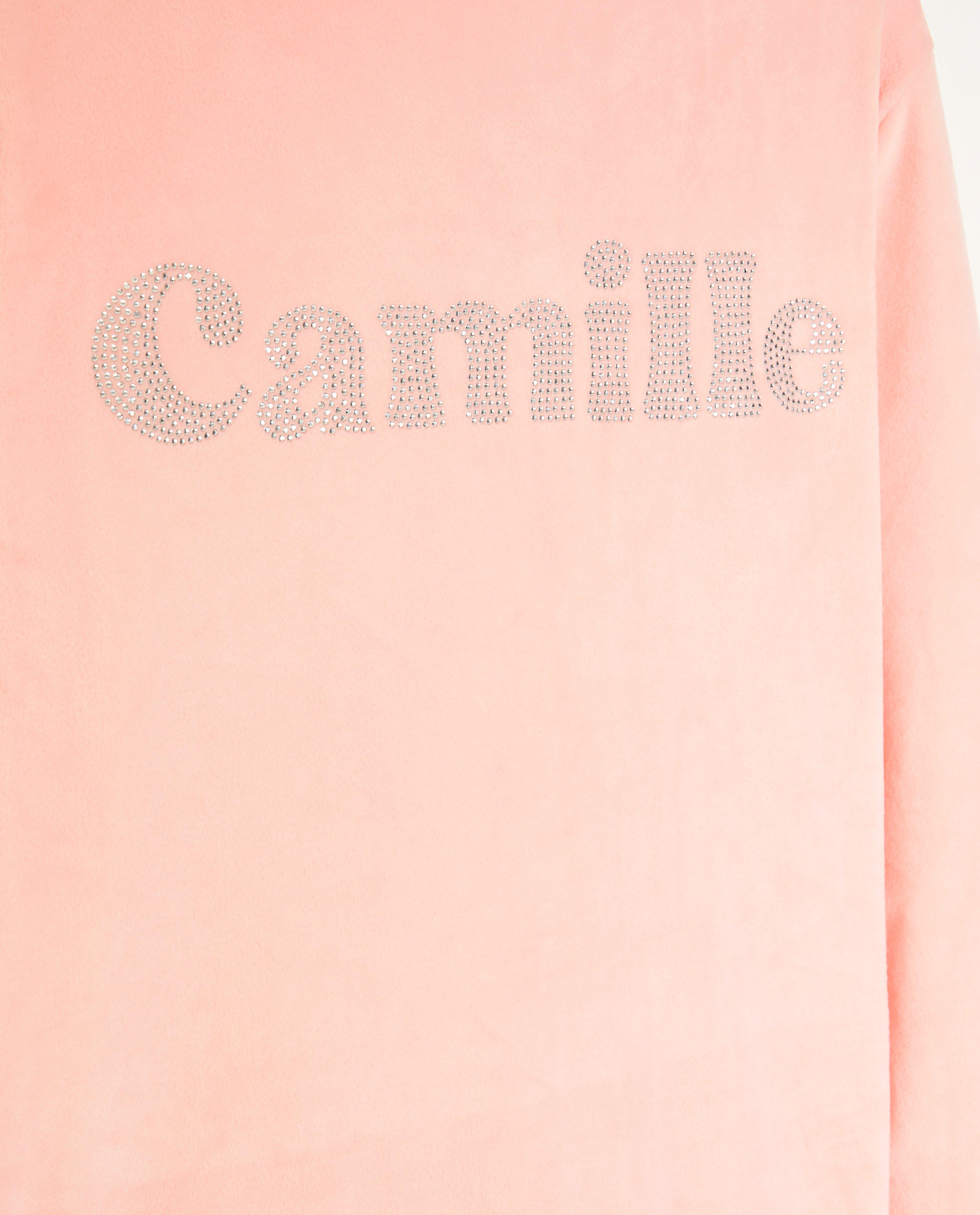 Nachtkleding - Fluwelen pyjama met strass-steentjes, 4-14 jaar