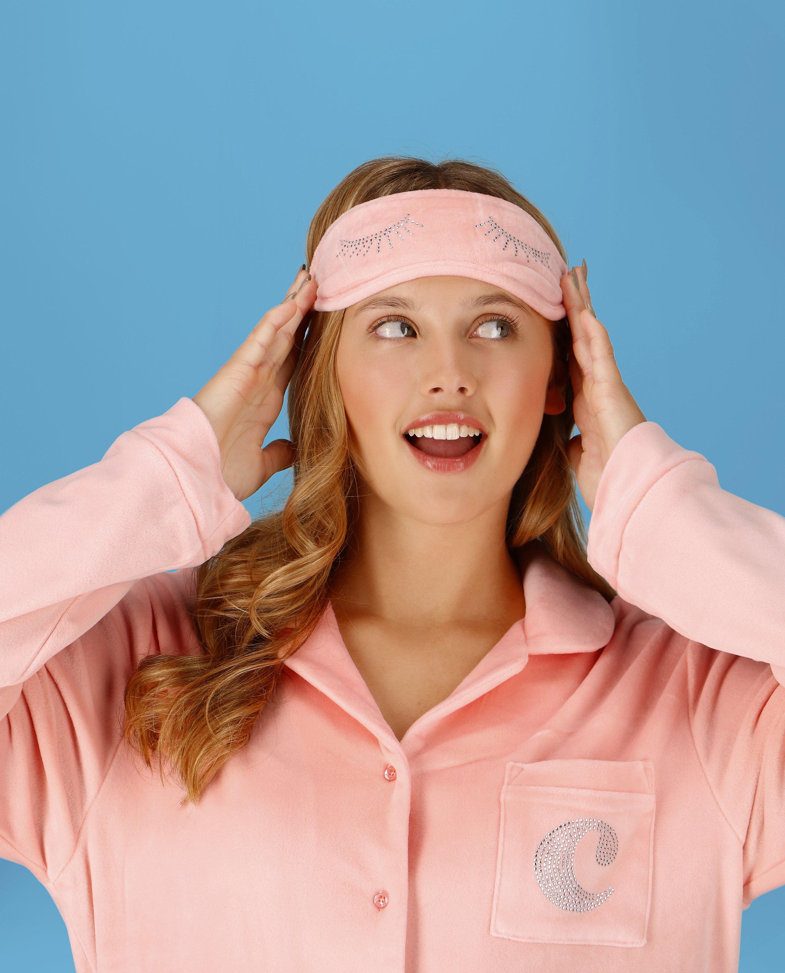 Slaapmasker met strass-steentjes, 4-14 jaar - null - CAMILLE