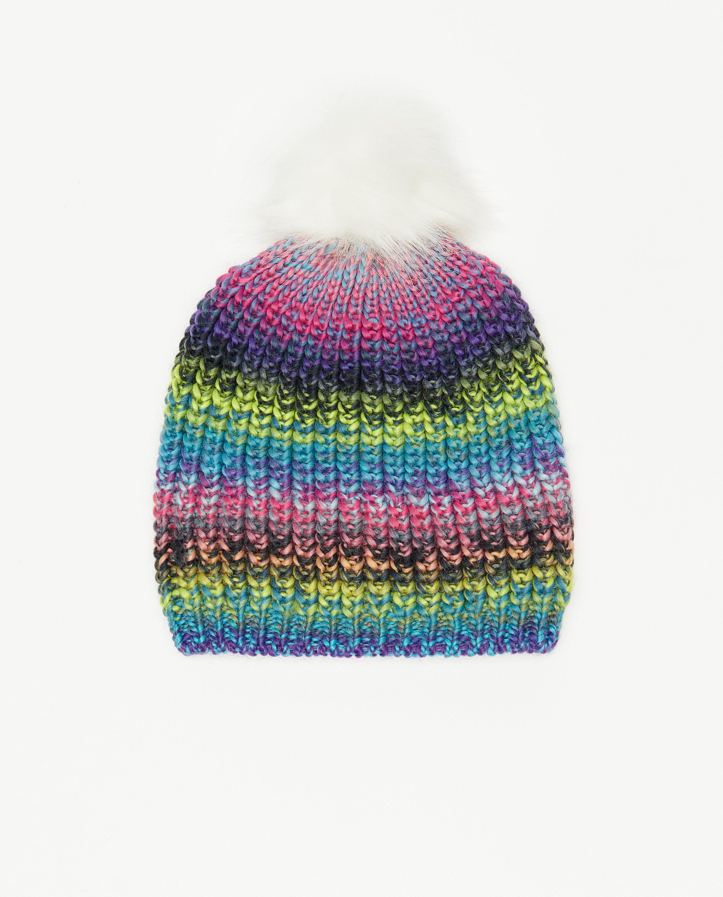 Bonnet en tricot avec un pompon - null - S. Oliver