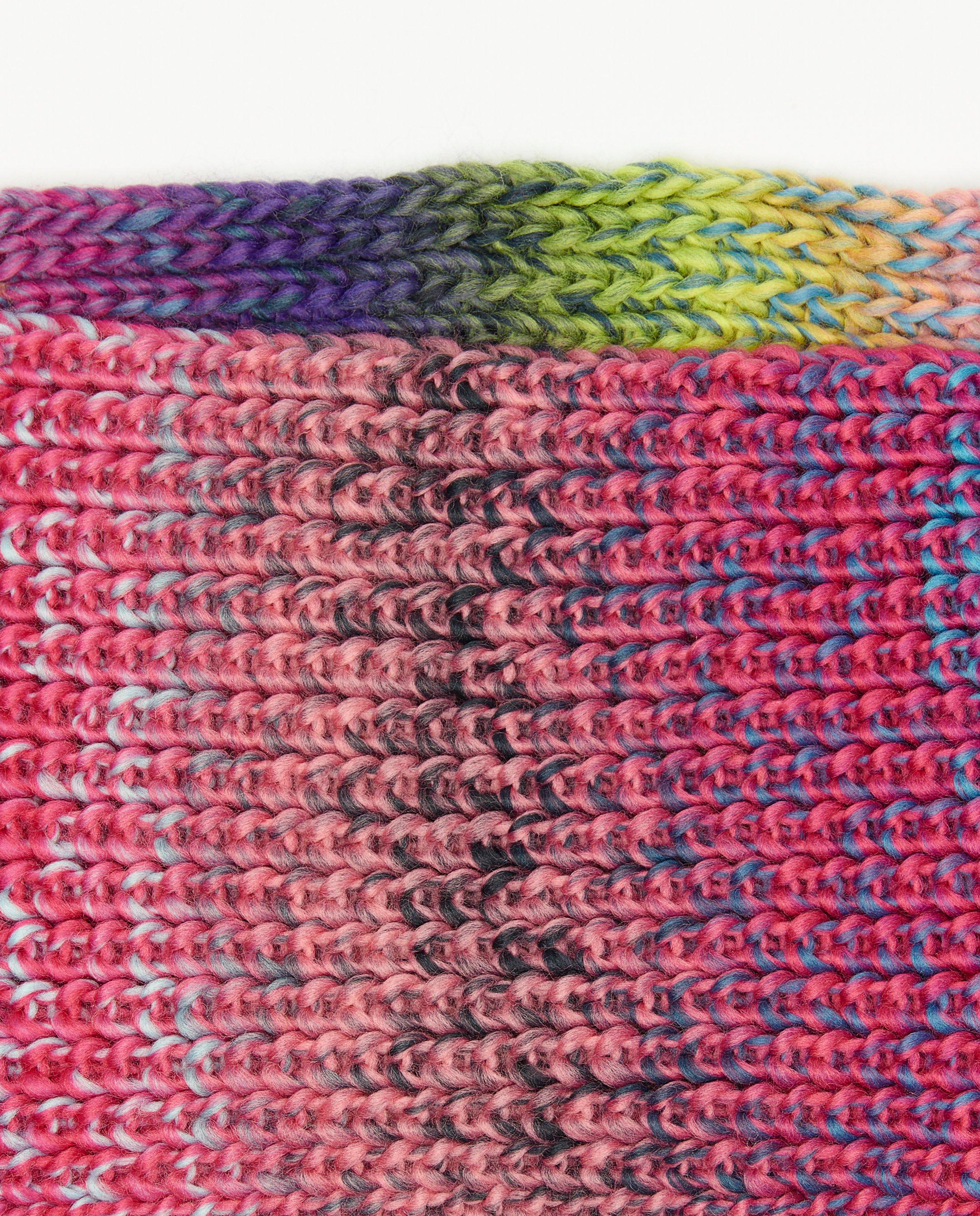 Bonneterie - Écharpe tournante en tricot
