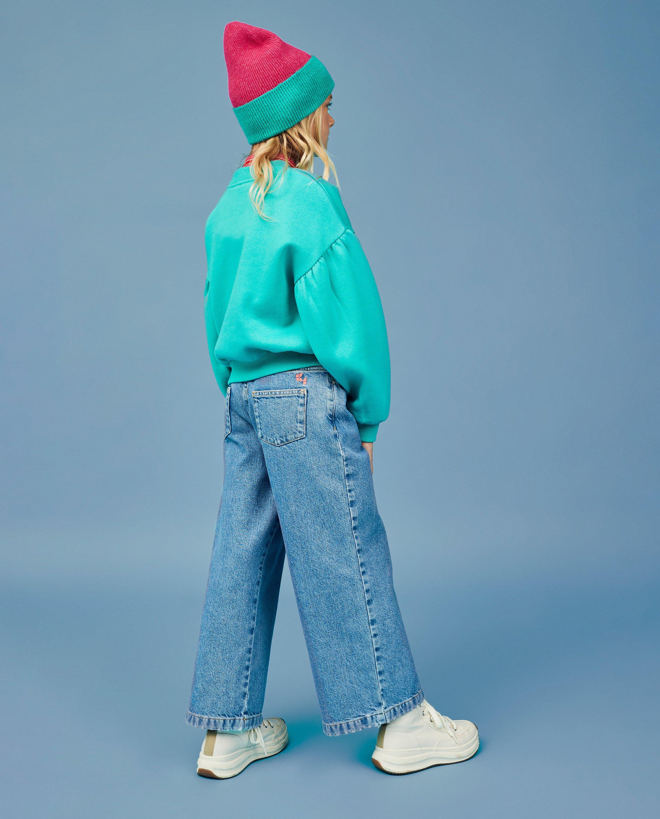Jeans bleu, coupe cargo - null - CKS