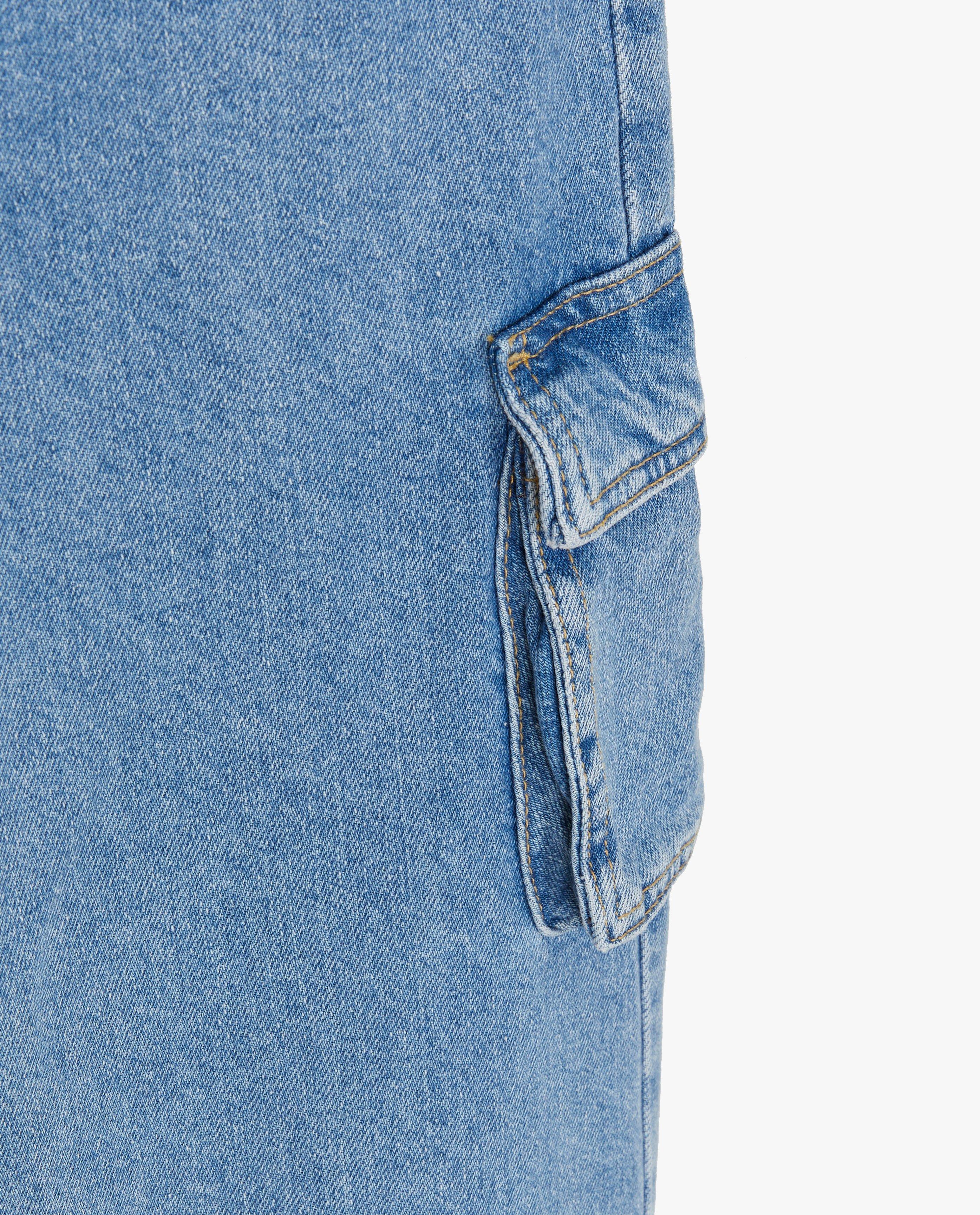 Blauwe jeans, cargo fit - Product Detail - donkerblauw - afbeelding nummer 5
