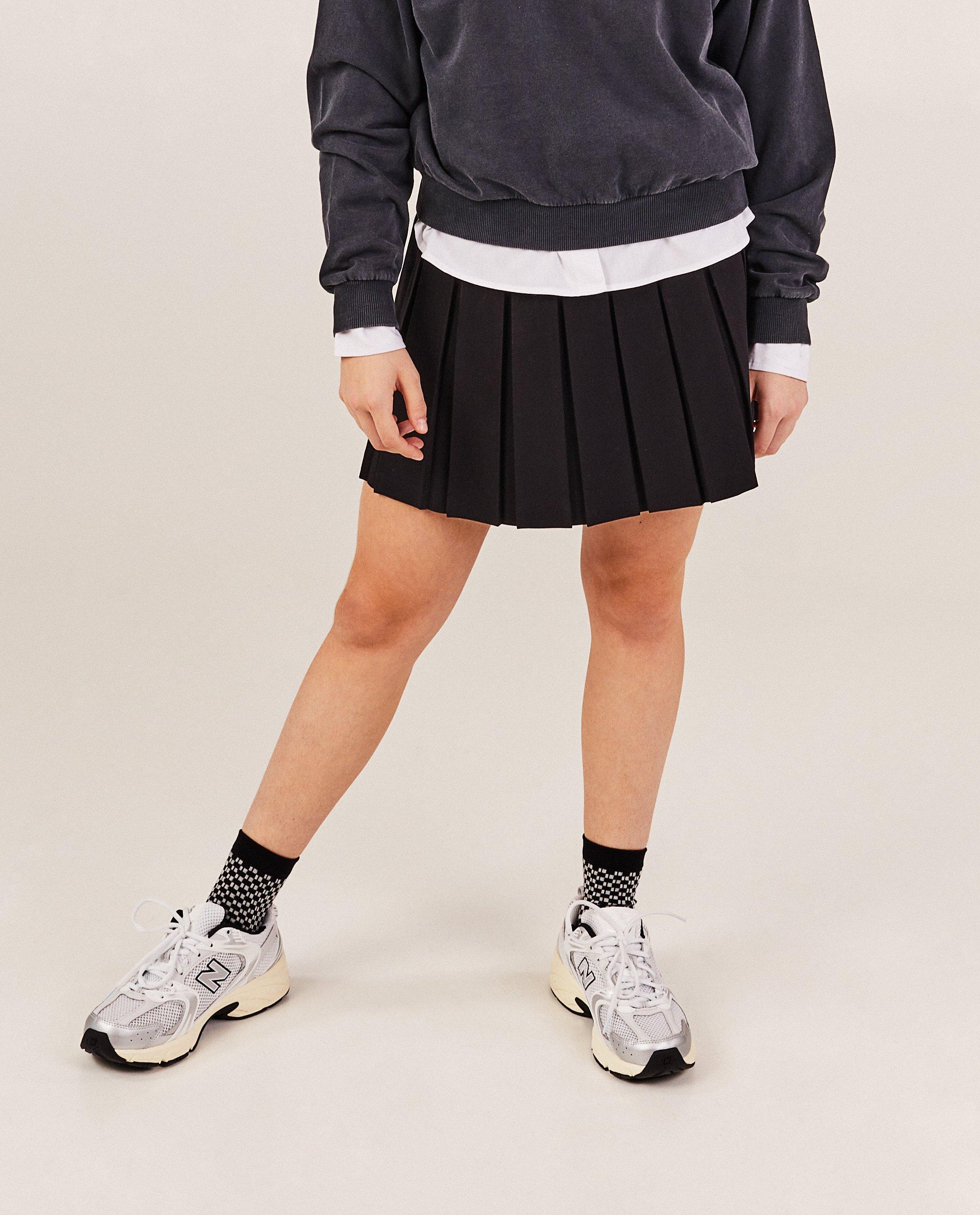 Jupe pliss&eacute;e noire - Groggy