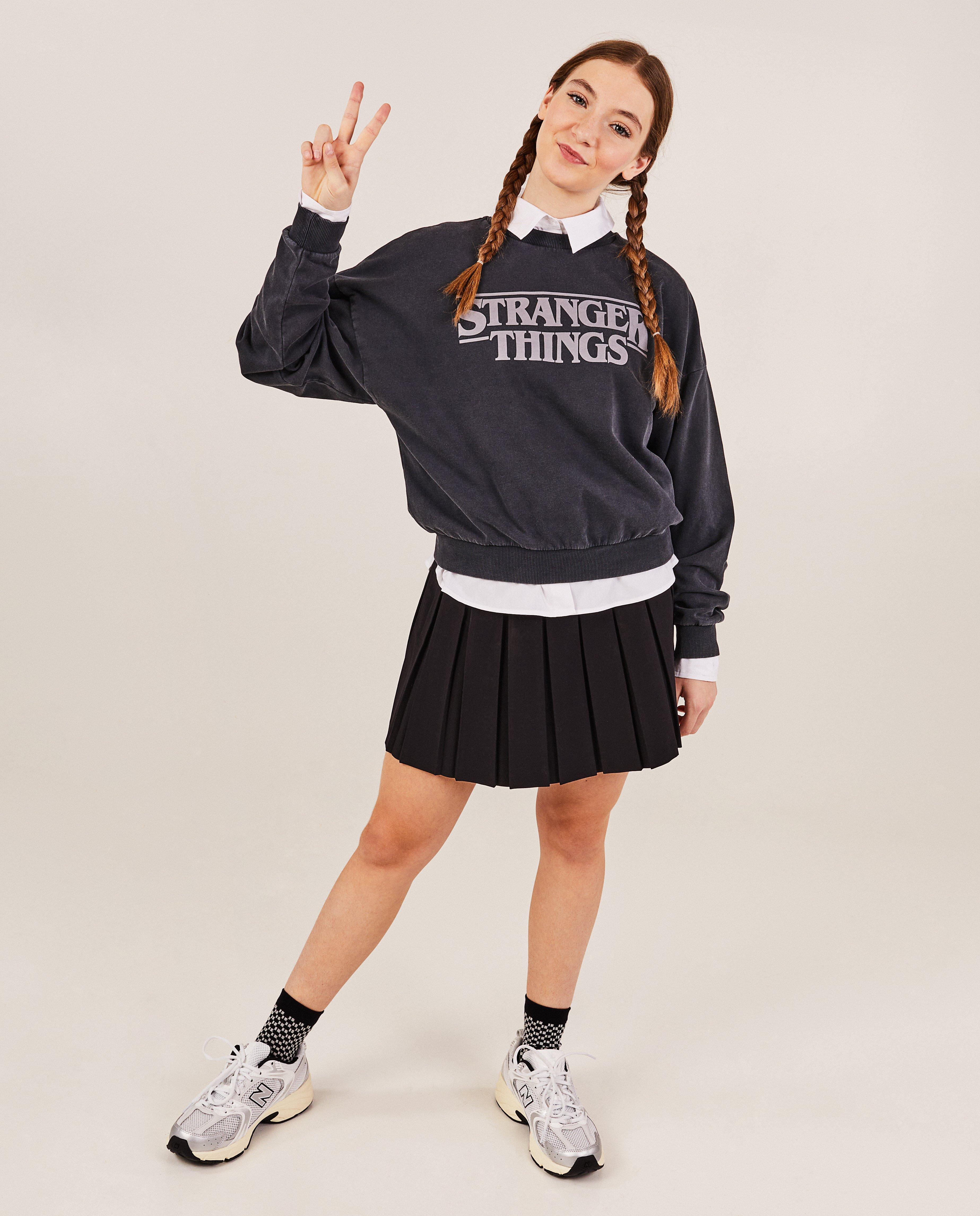 Jupe pliss&eacute;e noire