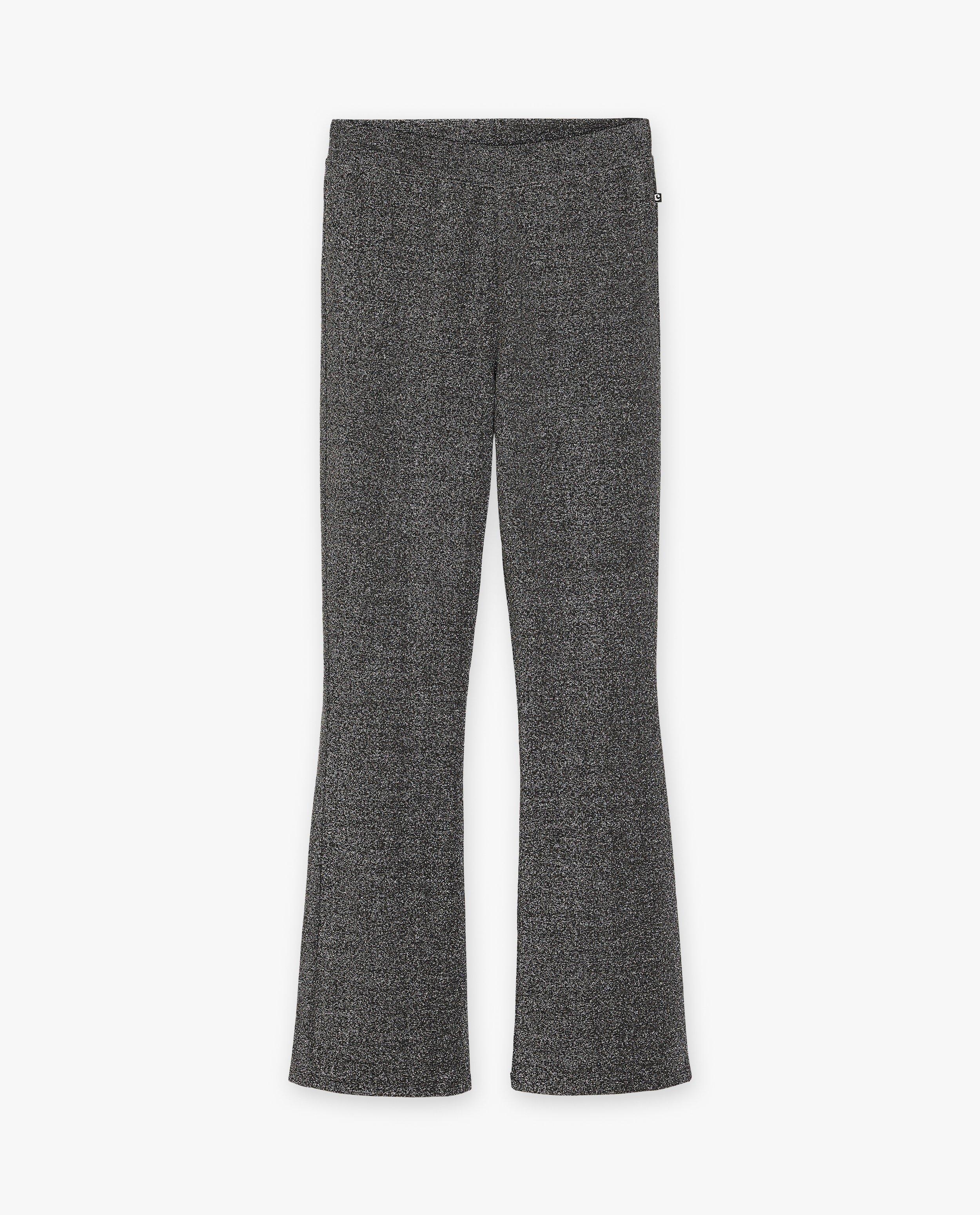Broek met metaaldraad, flared fit, XS-XL - Product Detail - zwart - afbeelding nummer 6