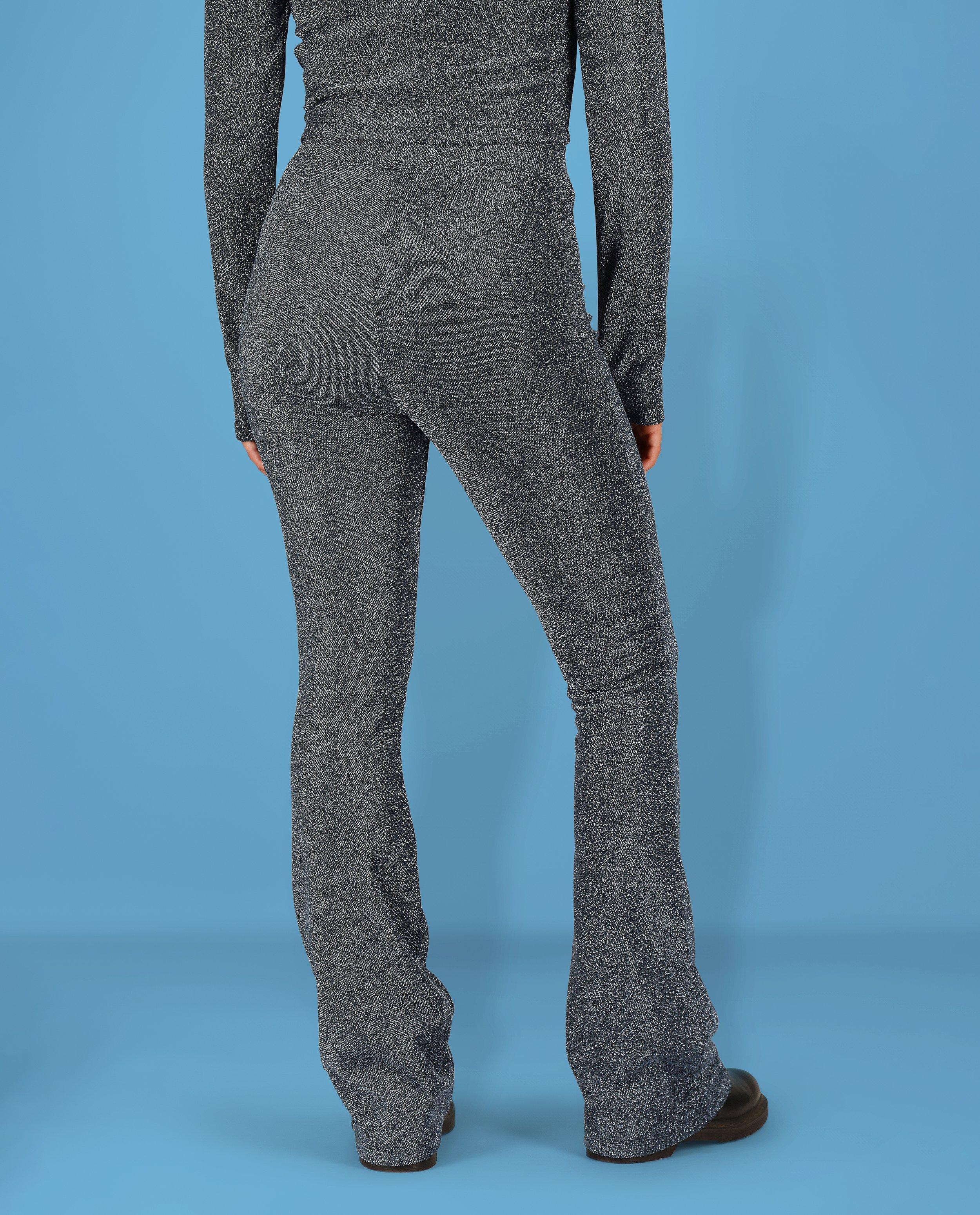 Broek met metaaldraad, flared fit, XS-XL - Product Detail - zwart - afbeelding nummer 5