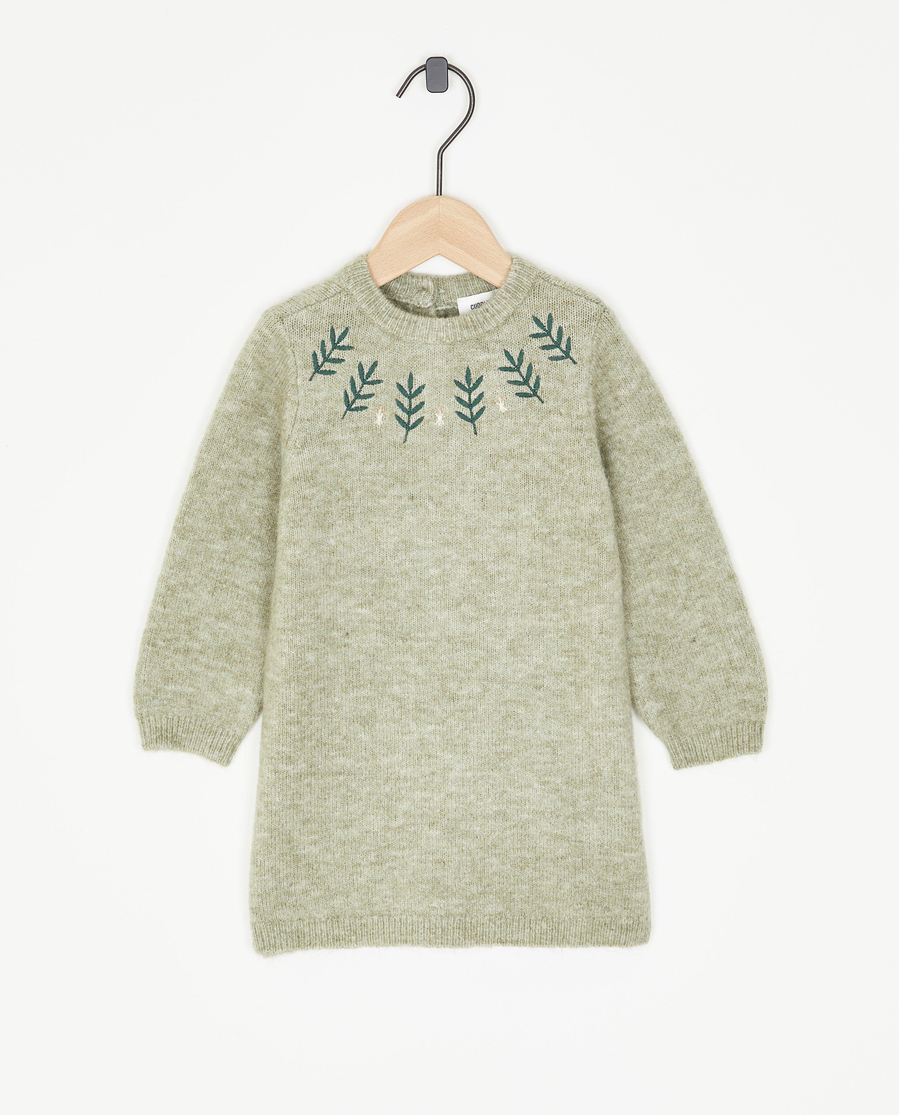 Robe en tricot avec des broderies - null - Cuddles and Smiles
