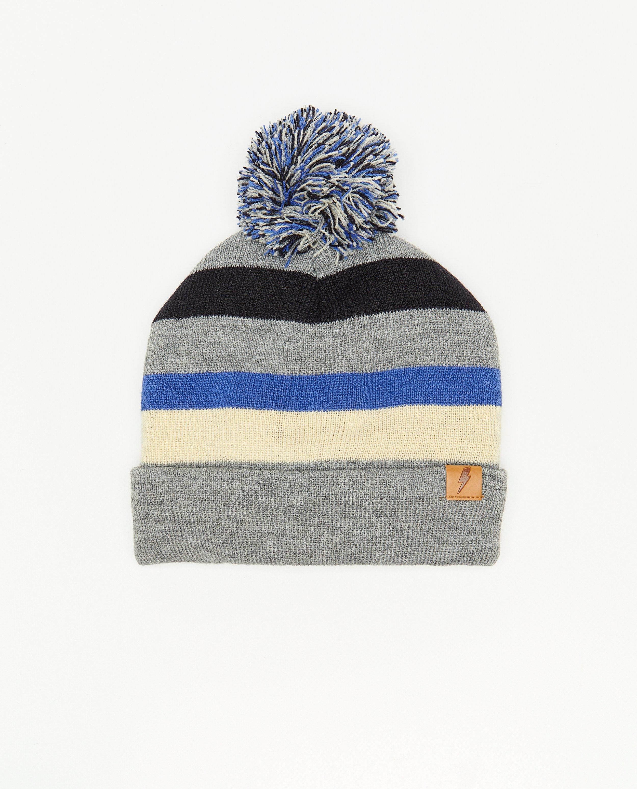 Bonnet tricoté à rayures - null - Kidz Nation